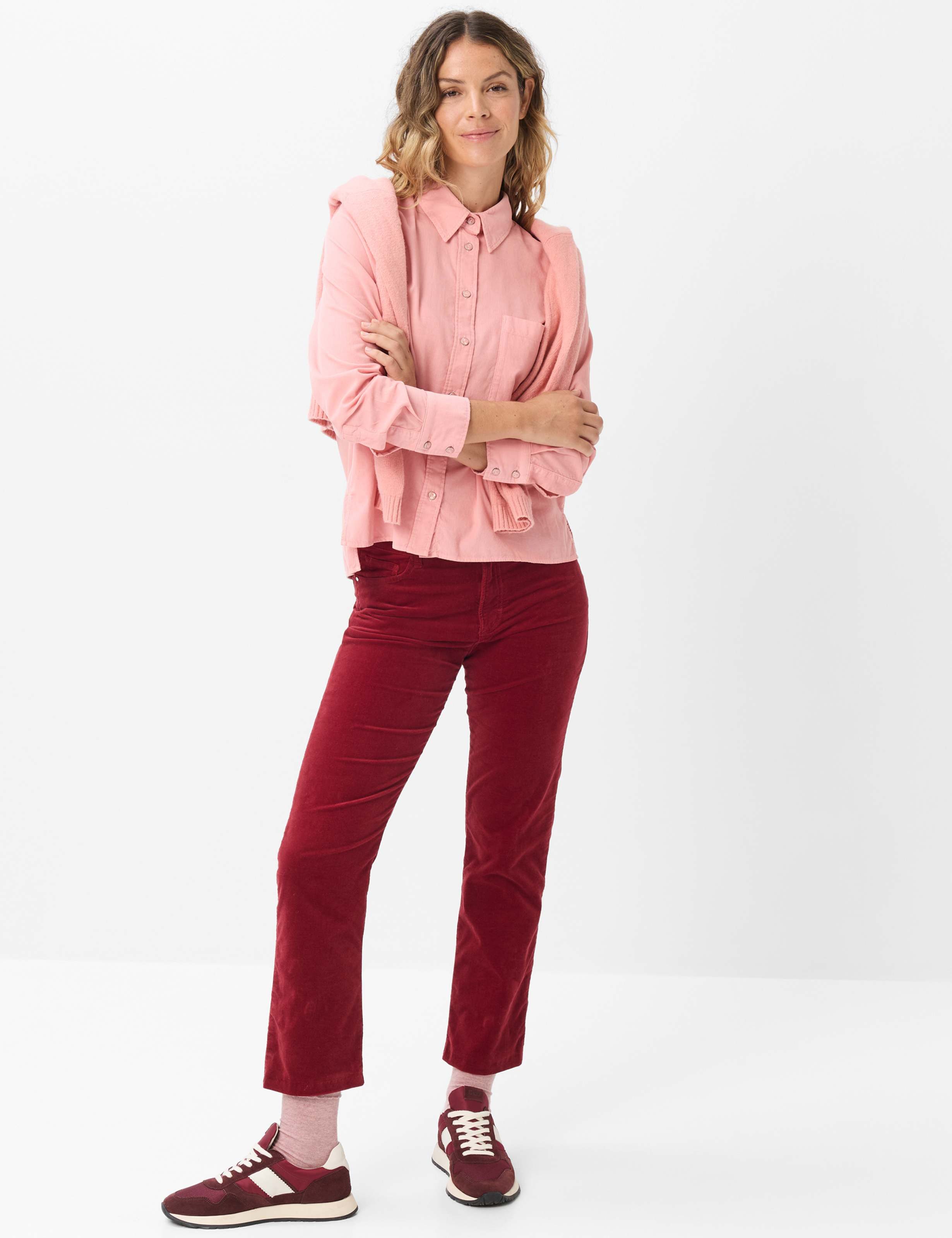 Brax Klassische Bluse Style VICA Cord: Bluse aus reiner Baumwolle – Bild 2 von 5