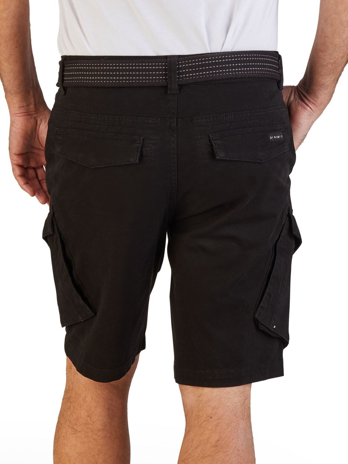 DENIMFY Cargo Shorts Herren mit Gürtel Regular Fit DFPhil günstig online kaufen