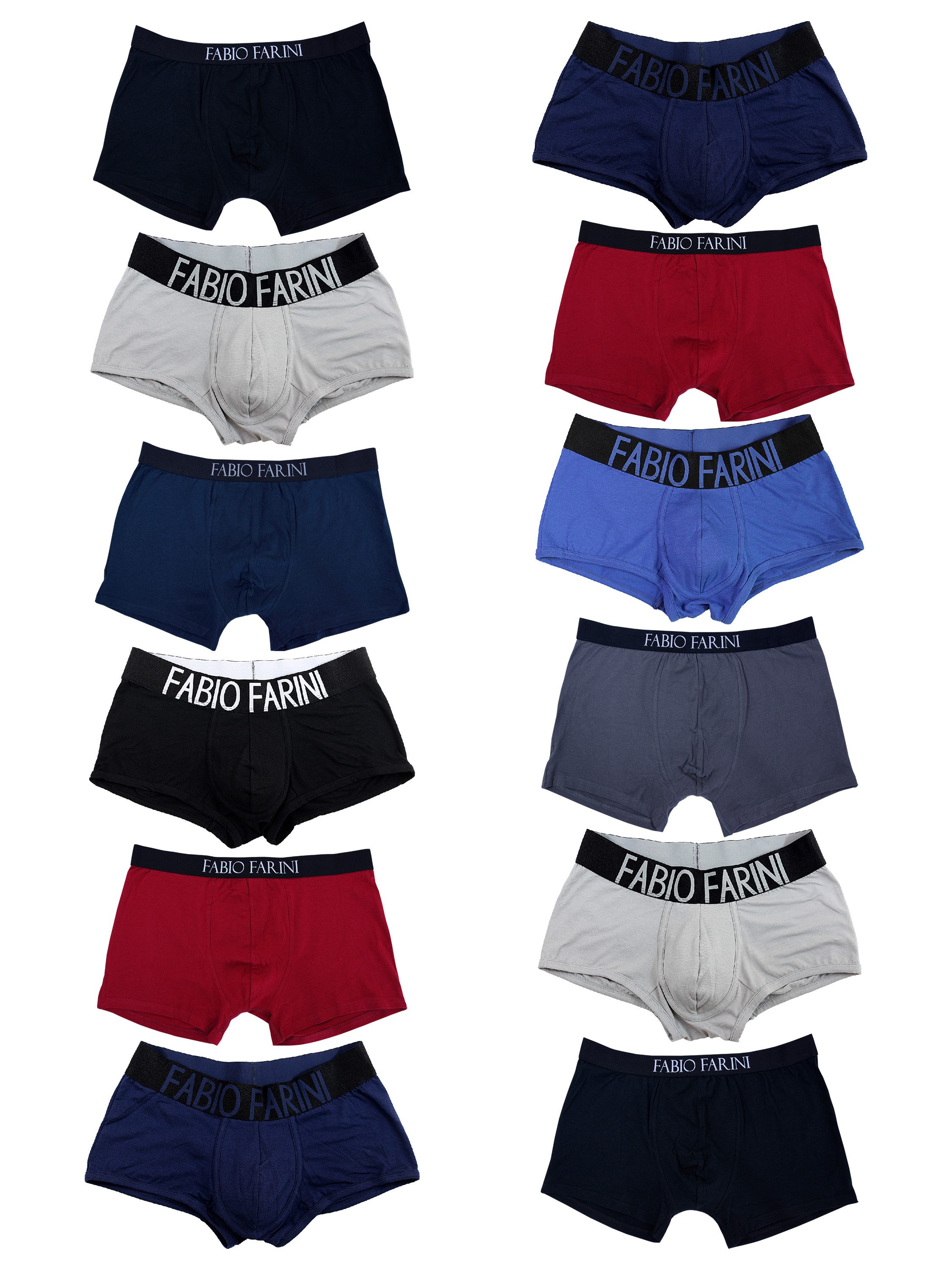 Fabio Farini Boxershorts Herren Unterhosen - Retroshorts aus atmungsaktiver günstig online kaufen