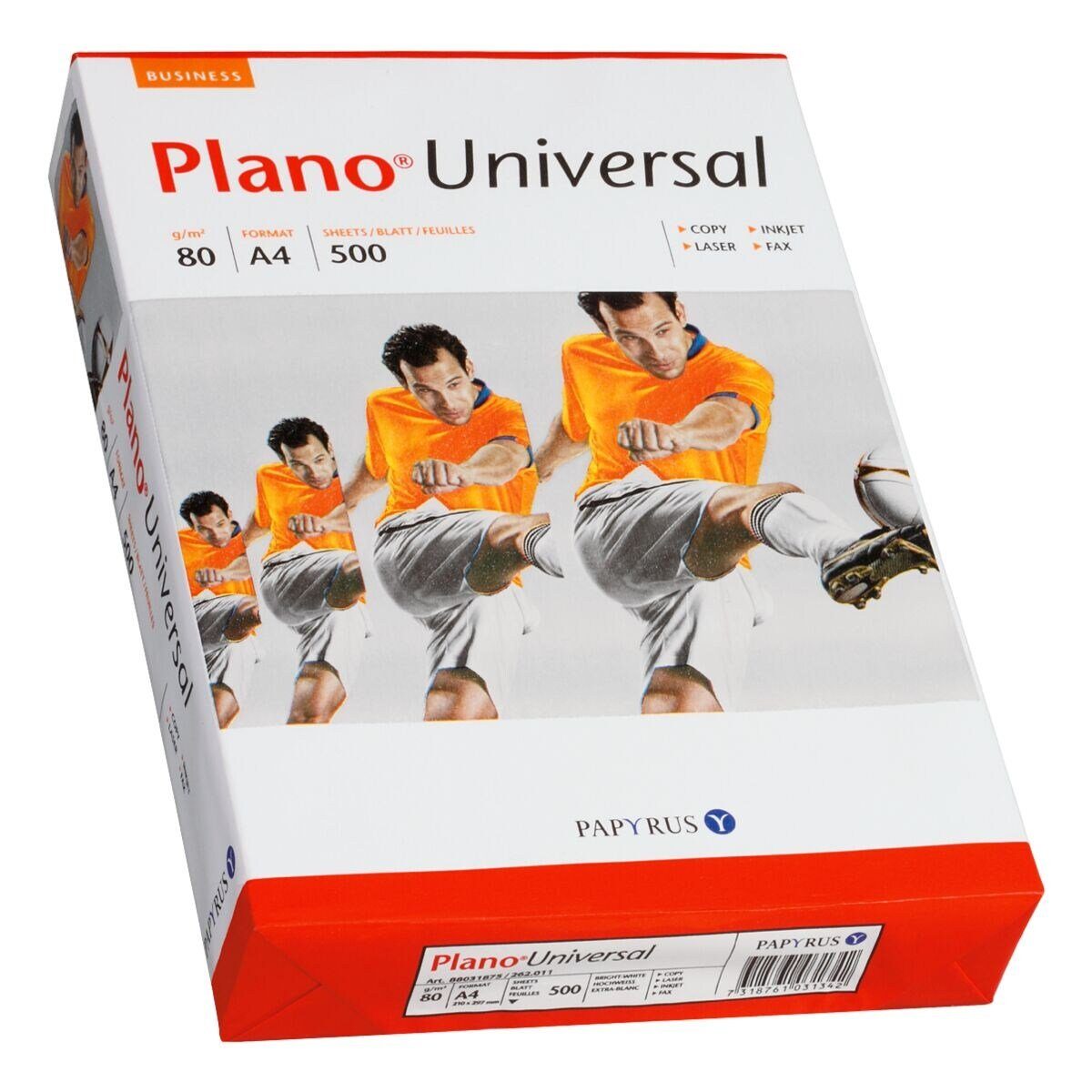 PLANO Druckerpapier Universal, Format DIN A4, 80 g/m², 146 CIE, 500 Blatt