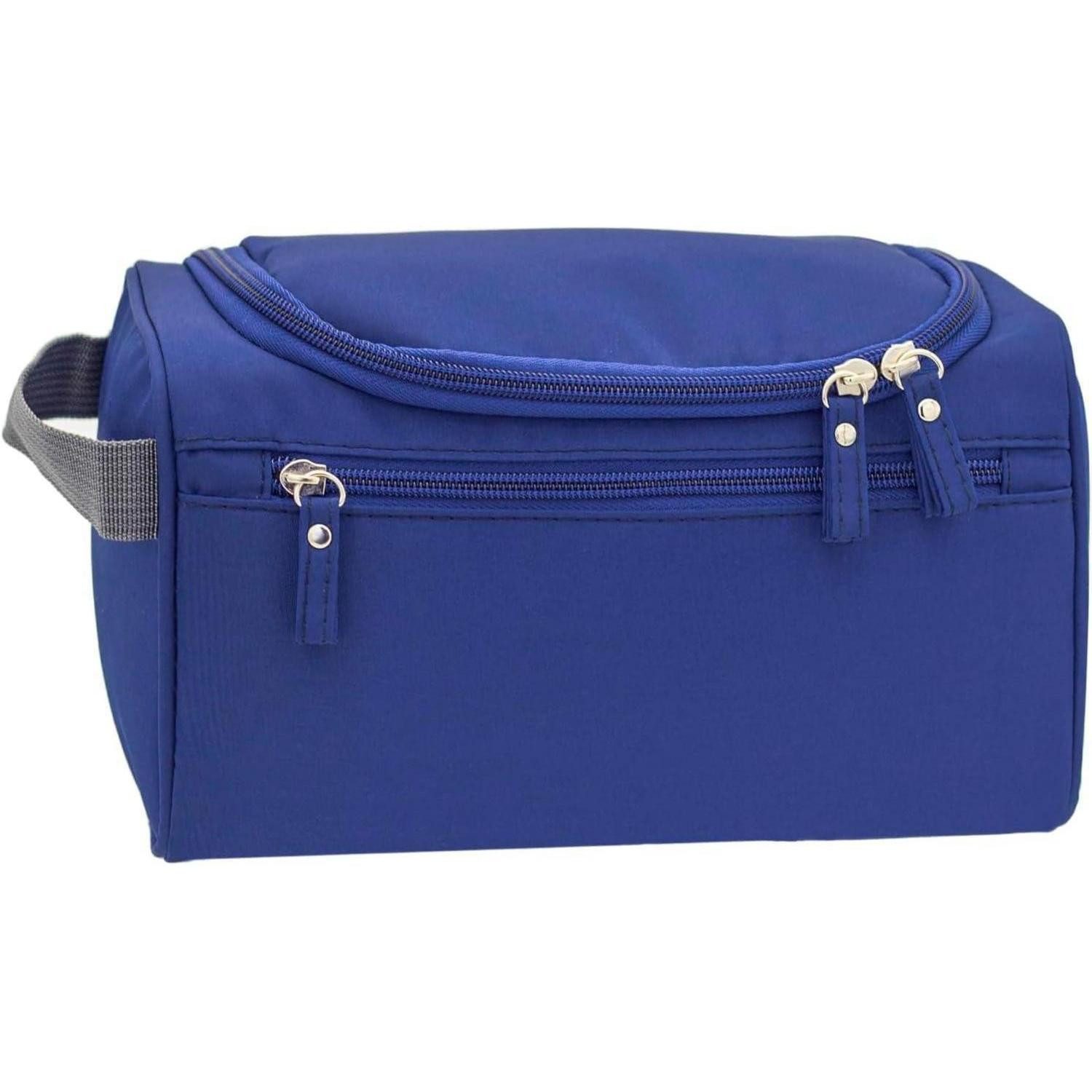 LuxusKollektion Kulturbeutel Kulturbeutel Reise Kosmetiktasche Waschtasche Herren Damen Dunkel Blau
