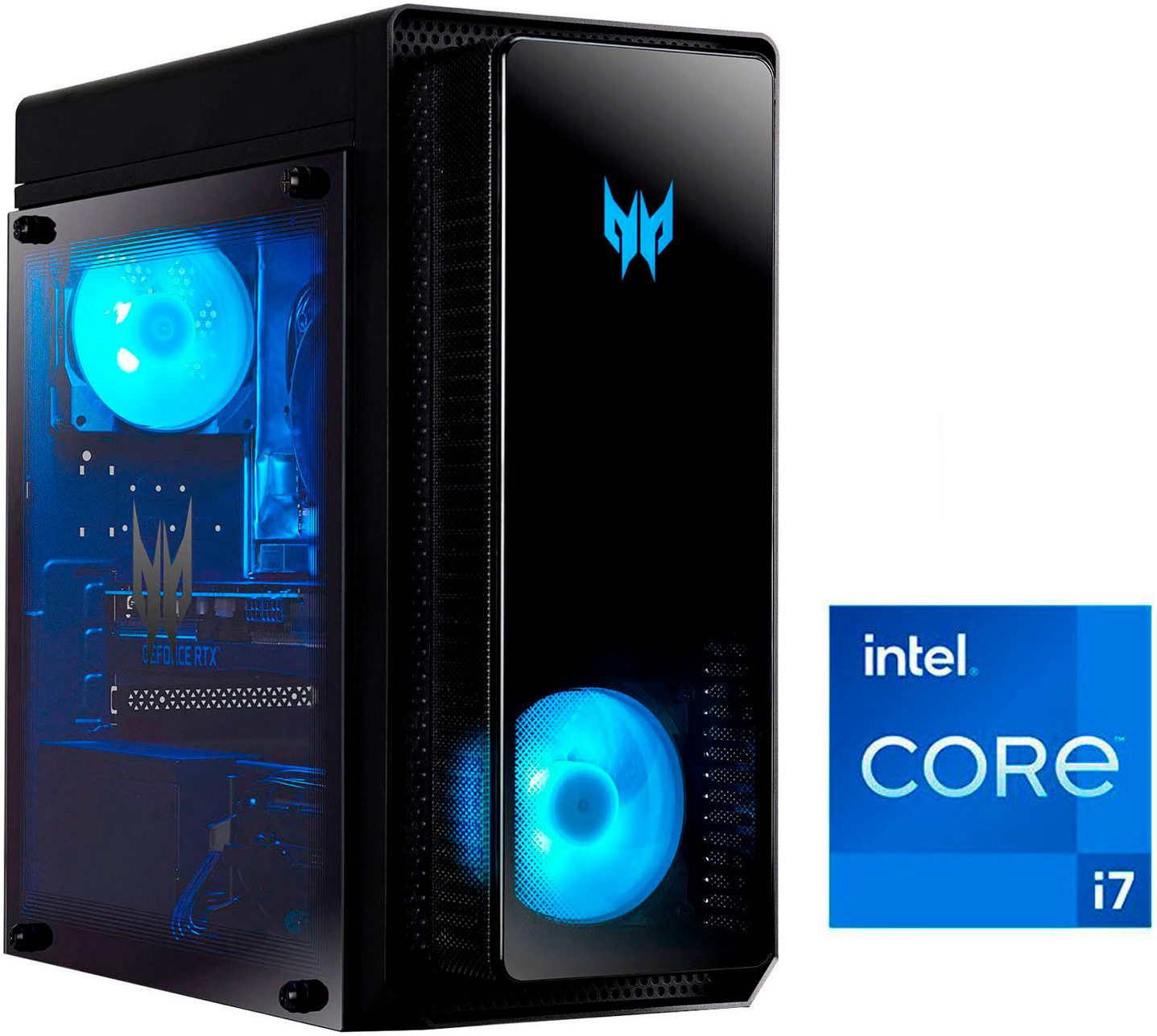 Acer Predator Orion 3000 (PO3-655) Gaming-PC (Intel Core™ i7 14700F, GeForce RTX 4070 Super, 16 GB RAM, 1000 GB SSD)