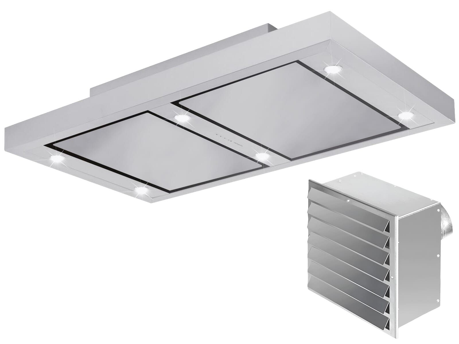 Silverline Deckenhaube, 120 cm