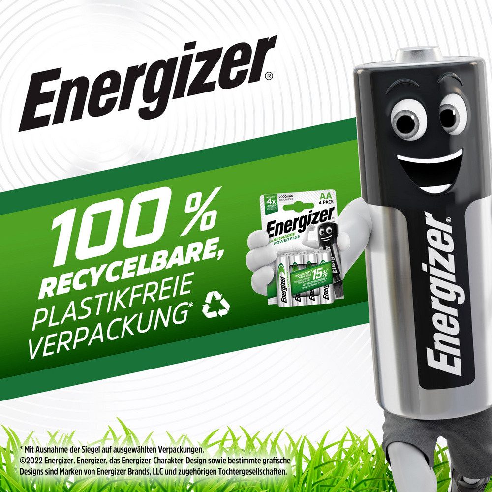 Energizer Energizer Power Plus 6LR61 9 V Block-Akku NiMH 175 mAh 8.4 V 1 St. Akku 175 mAh