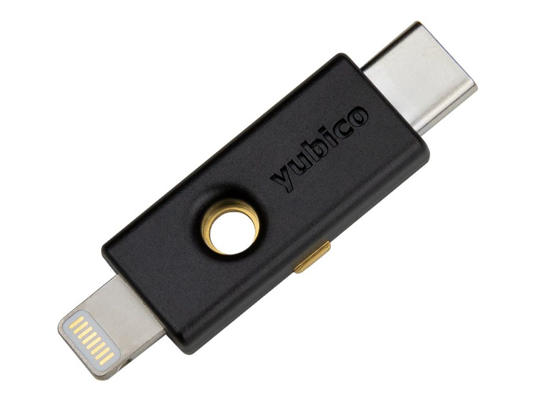 Yubico Laptopschloss Yubico YubiKey 5Ci – USB-C & Lightning Hardware-Sicherheitskey, Wasserfest, integrierter NFC-Chip, ECC-256, FIDO 2, FIDO, OATH