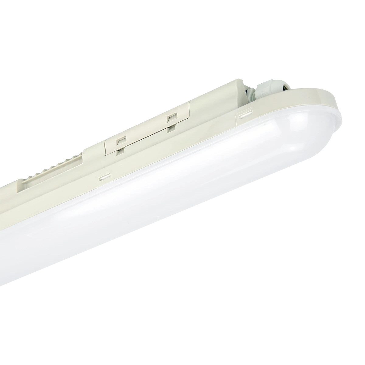 LED line LITE LED Deckenleuchte LED Feuchtraumleuchte Wannenleuchte IP65 IK08, LED fest integriert, Neutralweiß