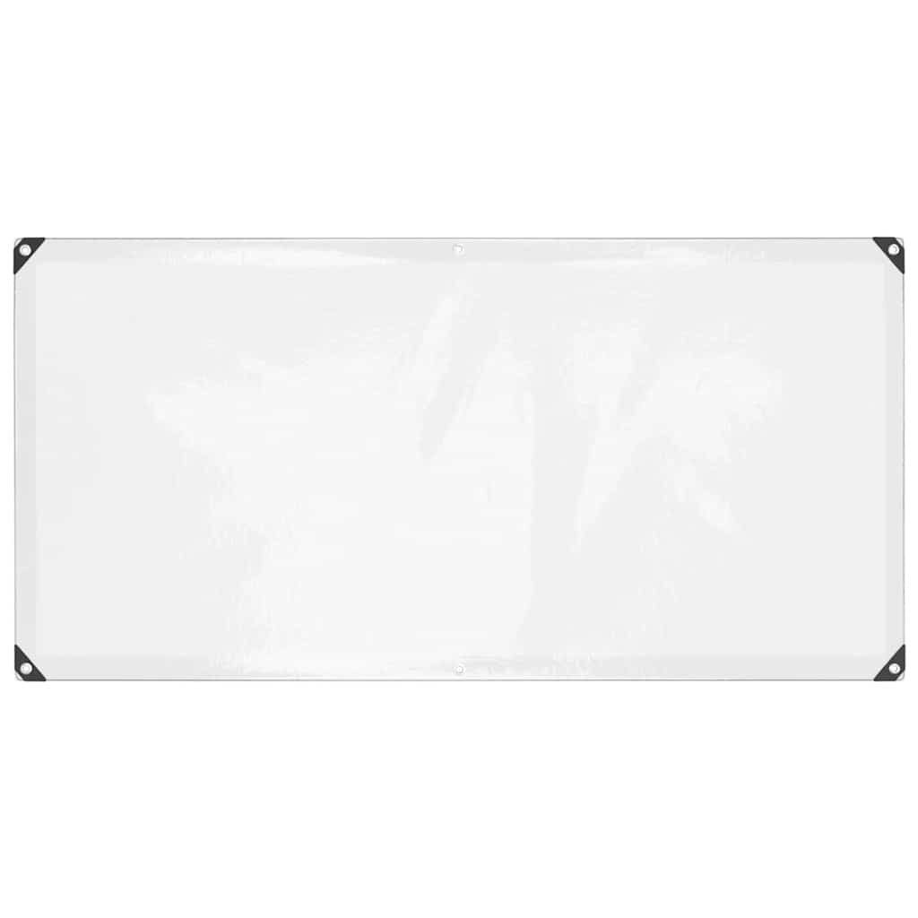 vidaXL Schutzplane Transparente Plane mit Ösen 1x2 m Polyethylen (1-St) günstig online kaufen
