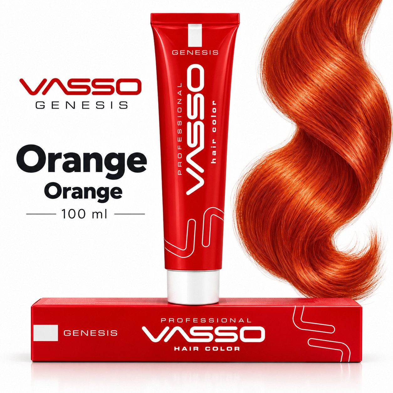 VASSO Haarfarbe VASSO Genesis professionelle Haarfarbe mit Keratin 100 ml 70 Farben