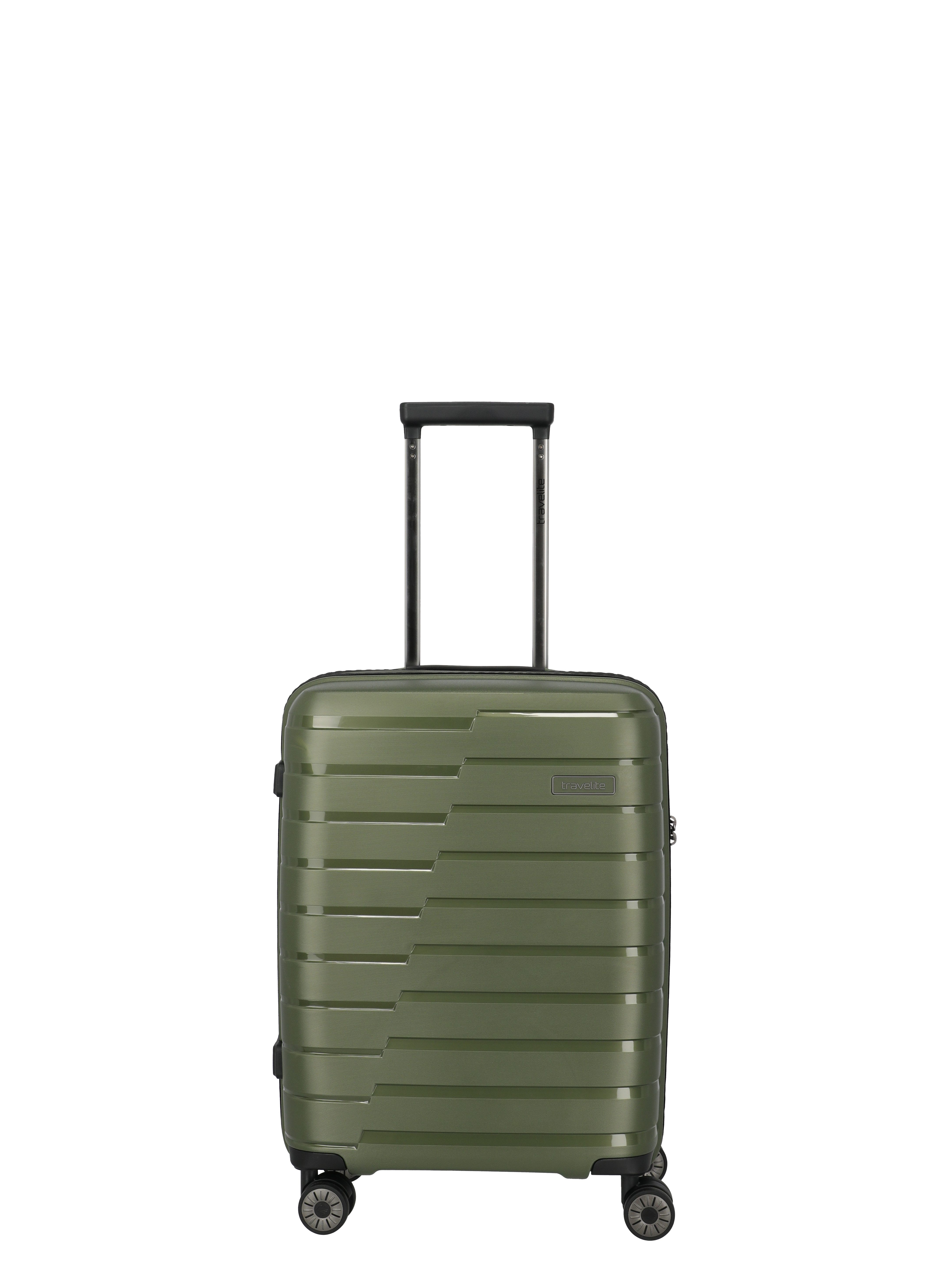 travelite Trolley AIR BASE Reisekoffer Hartschale, 4 Rollen, kratzresistenter Oberfläche und cleverer Innenaufteilung