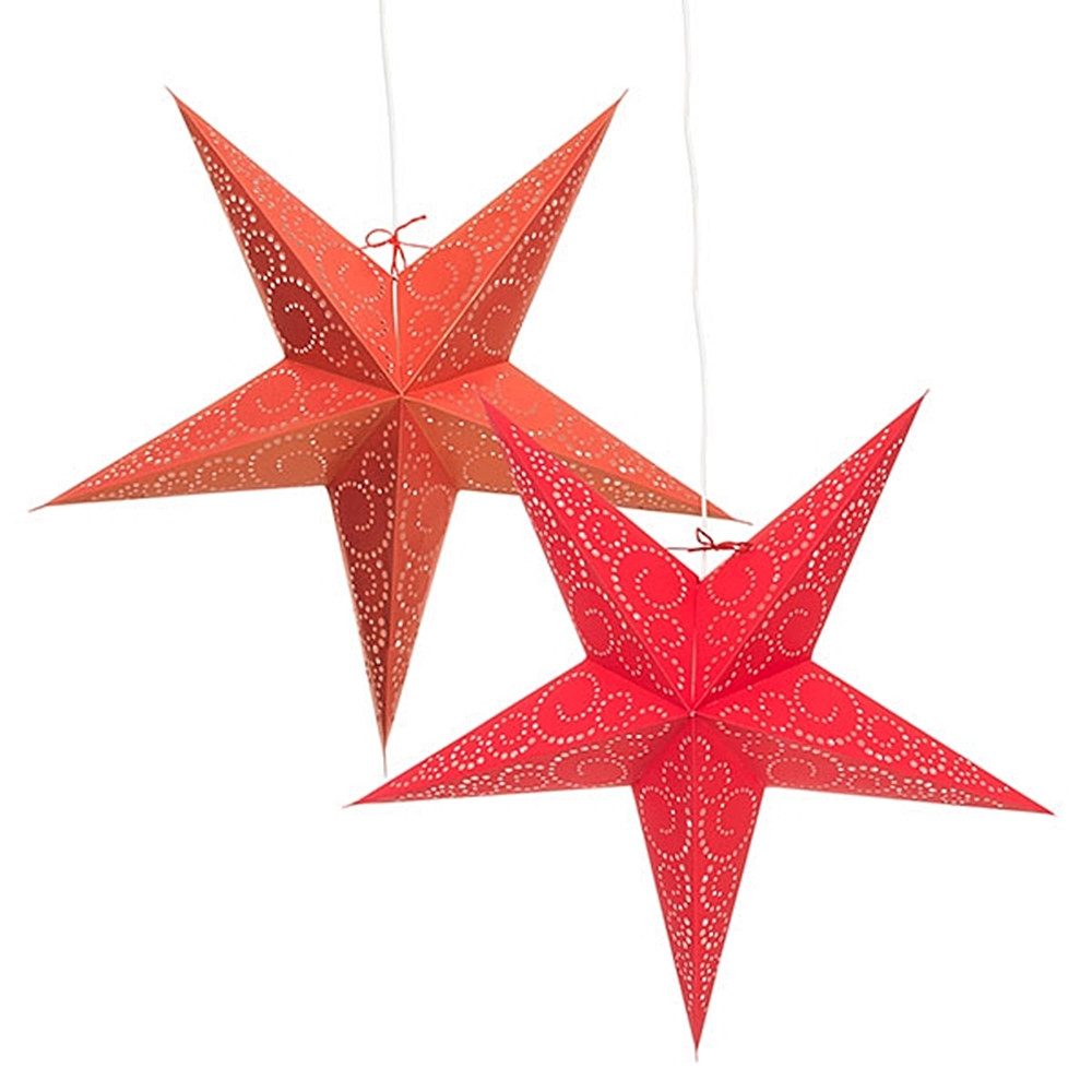 pajoma® Hängeleuchte 2er-Set Papierstern Ø 60cm, ohne Leuchtmittel, wahlwei günstig online kaufen
