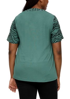 TRIANGLE Kurzarmshirt T-Shirt aus Modalmix mit Frontprint