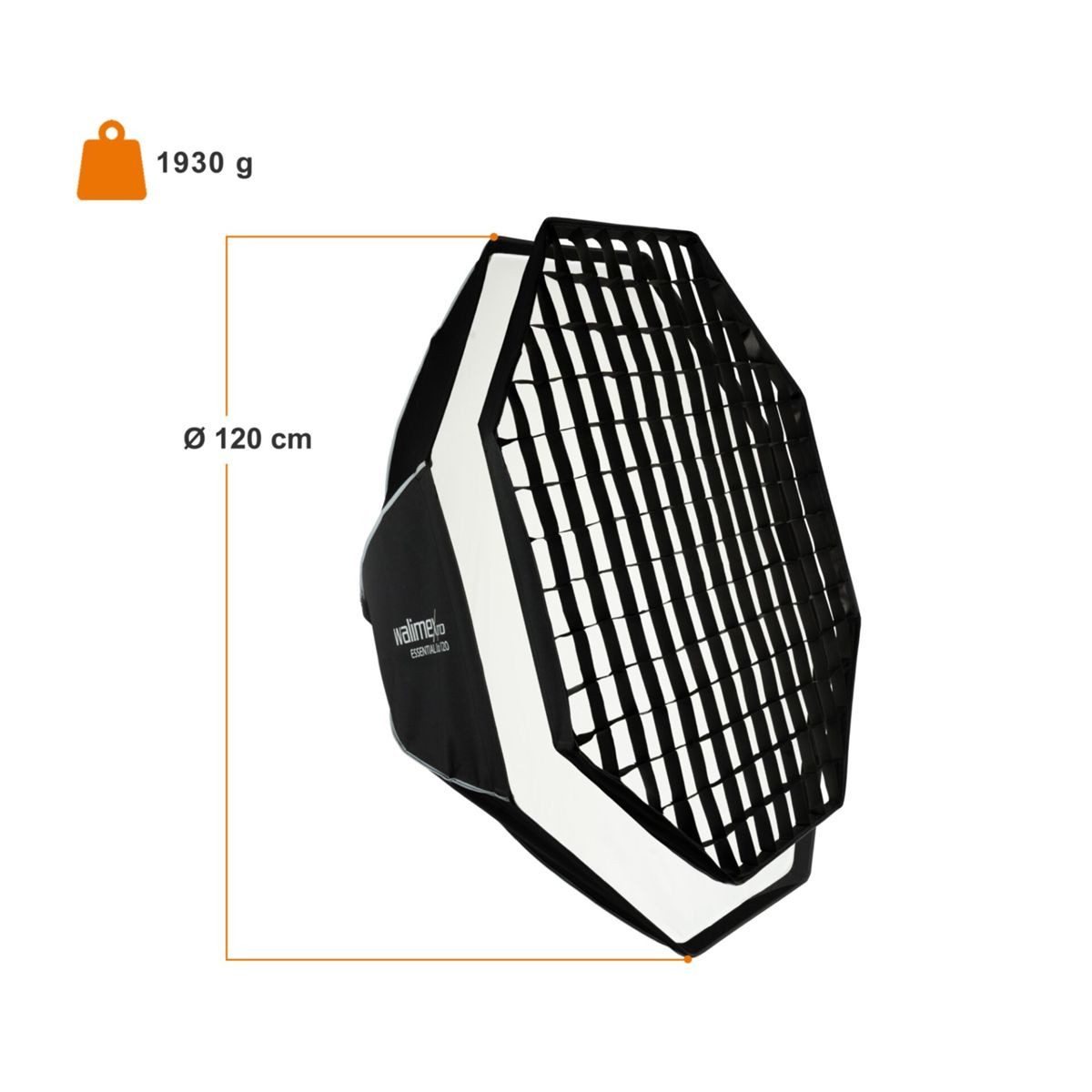 walimex pro Softbox Essential Octa 120 Blitzgerät