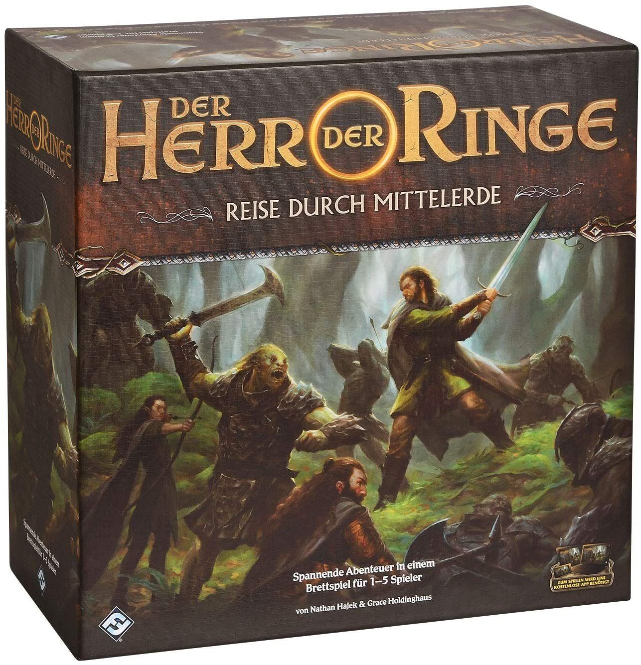 Asmodee Spiel, Der Herr der Ringe - Reise durch Mittelerde - Gesellschaftsspiel