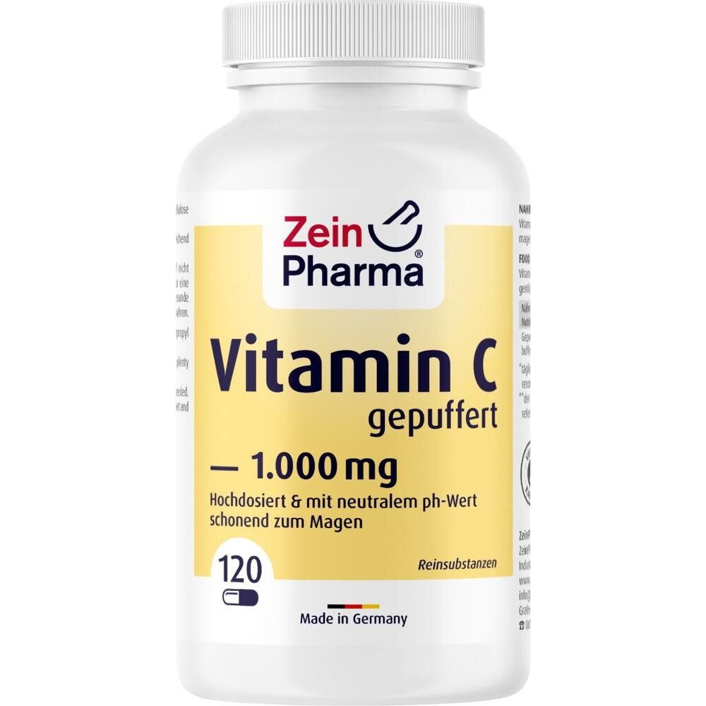 Zein Pharma - Germany GmbH VITAMIN C KAPSELN 1000 mg gepuffert Kapseln, 120 St.
