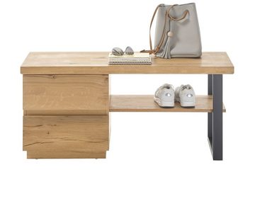MCA furniture Garderoben-Set Yorkshire, (Eiche mit Metall schwarz, 4-St., Komplett-Set), mit variabler Inneneinteilung und Soft-Close