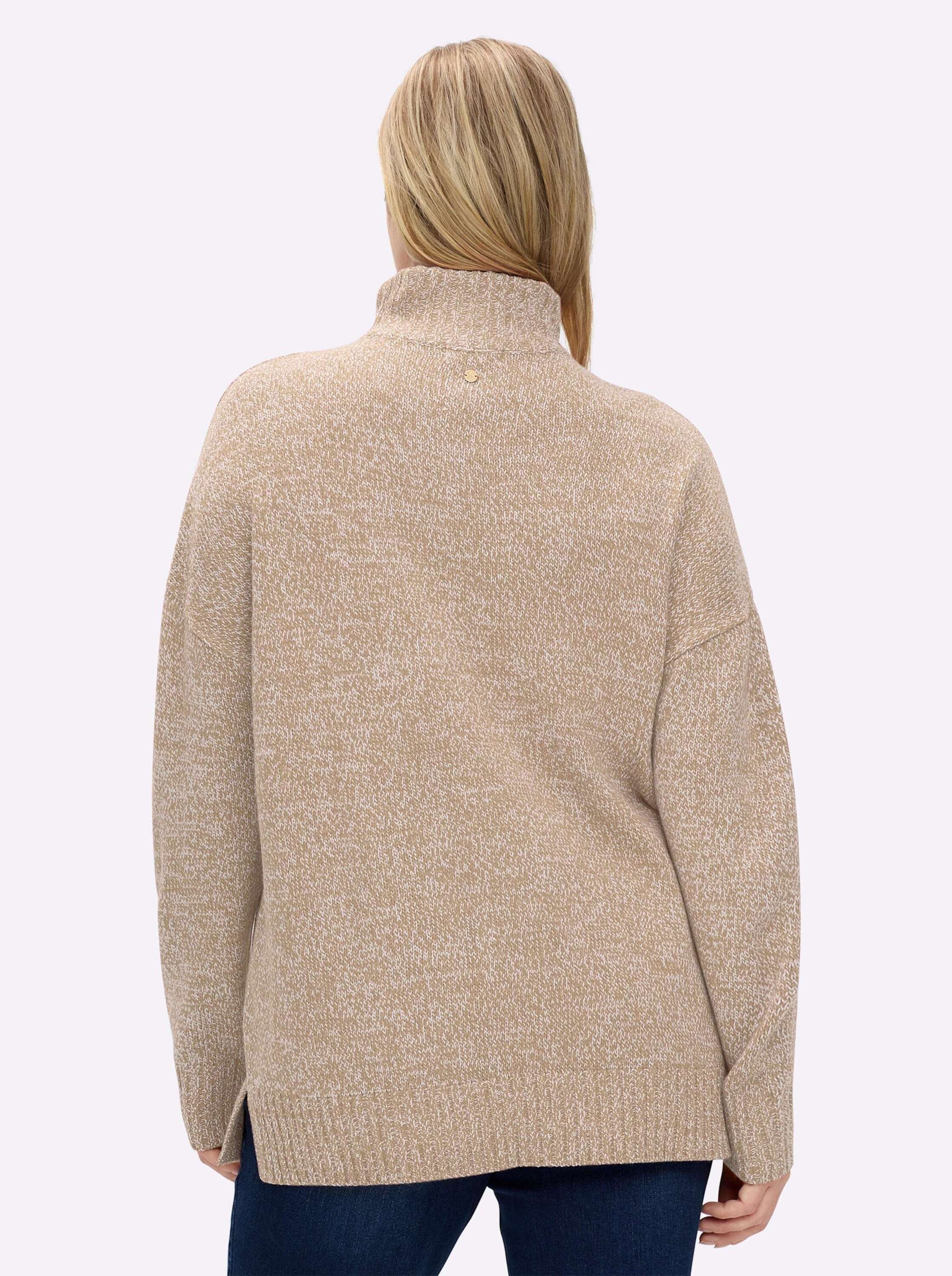 Sheego Strickpullover Pullover Langarm Jersey günstig online kaufen