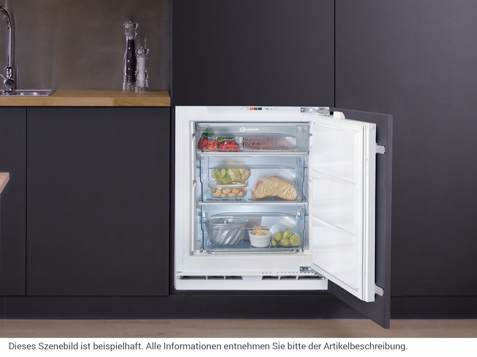 BAUKNECHT Gefrierschrank GSU 8F2, 82 cm hoch