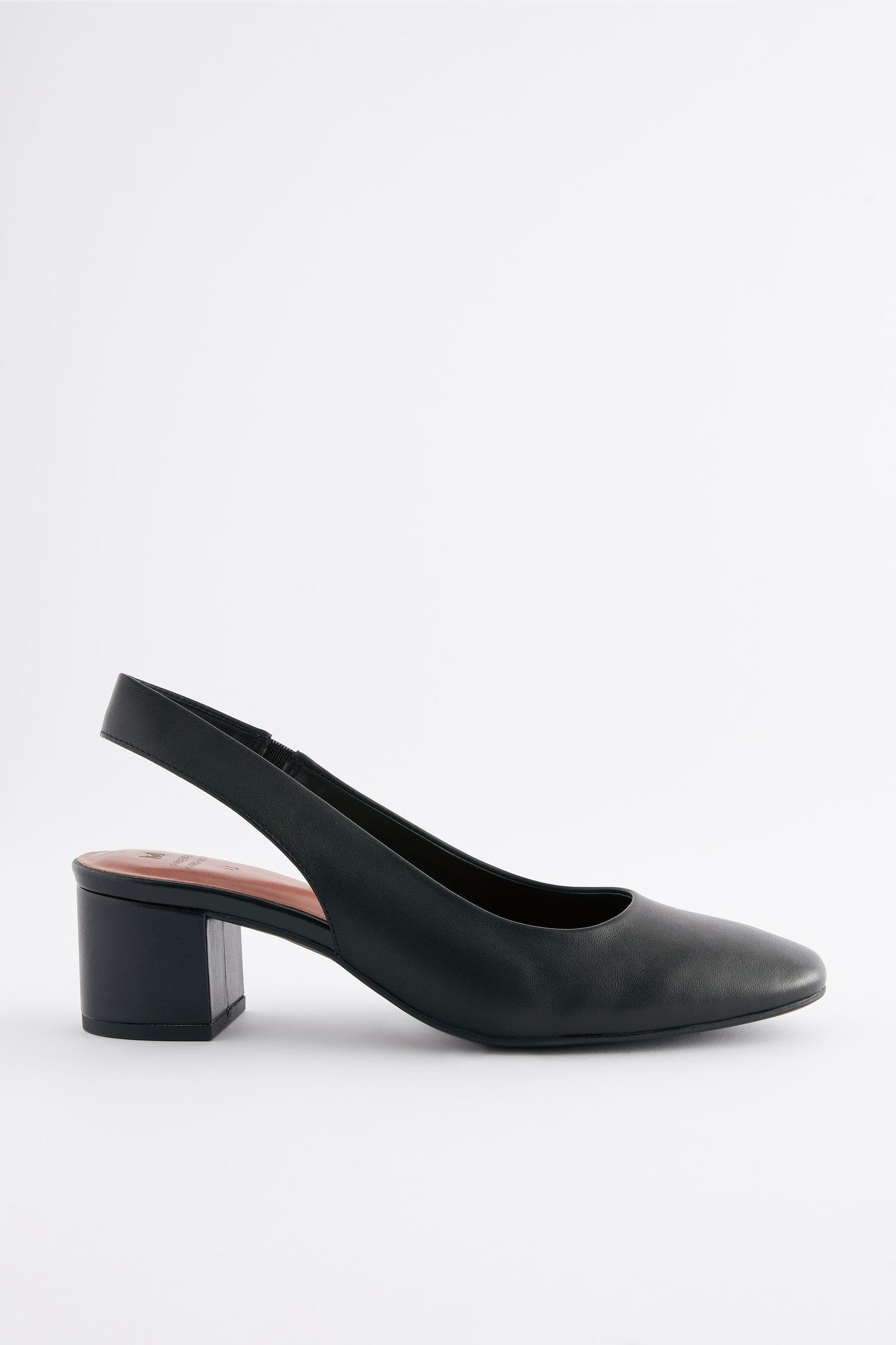 Next Forever Comfort® Leder-Slingbacks mit Blockabsatz Босоніжки (1-tlg)