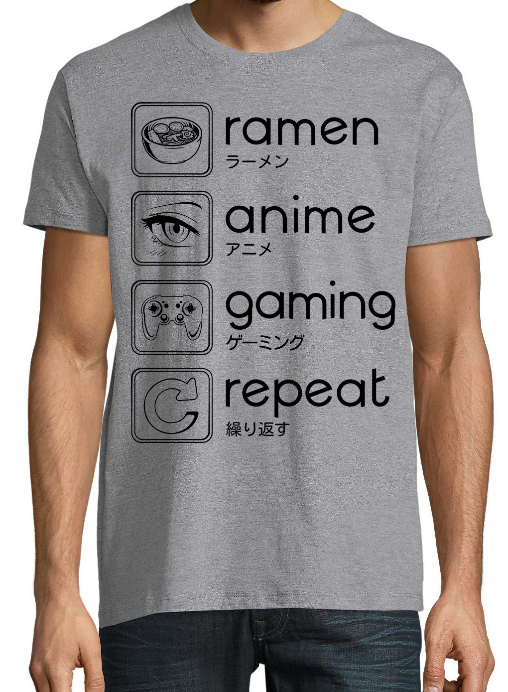 Youth Designz Print-Shirt Ramen Anime Gaming günstig online kaufen
