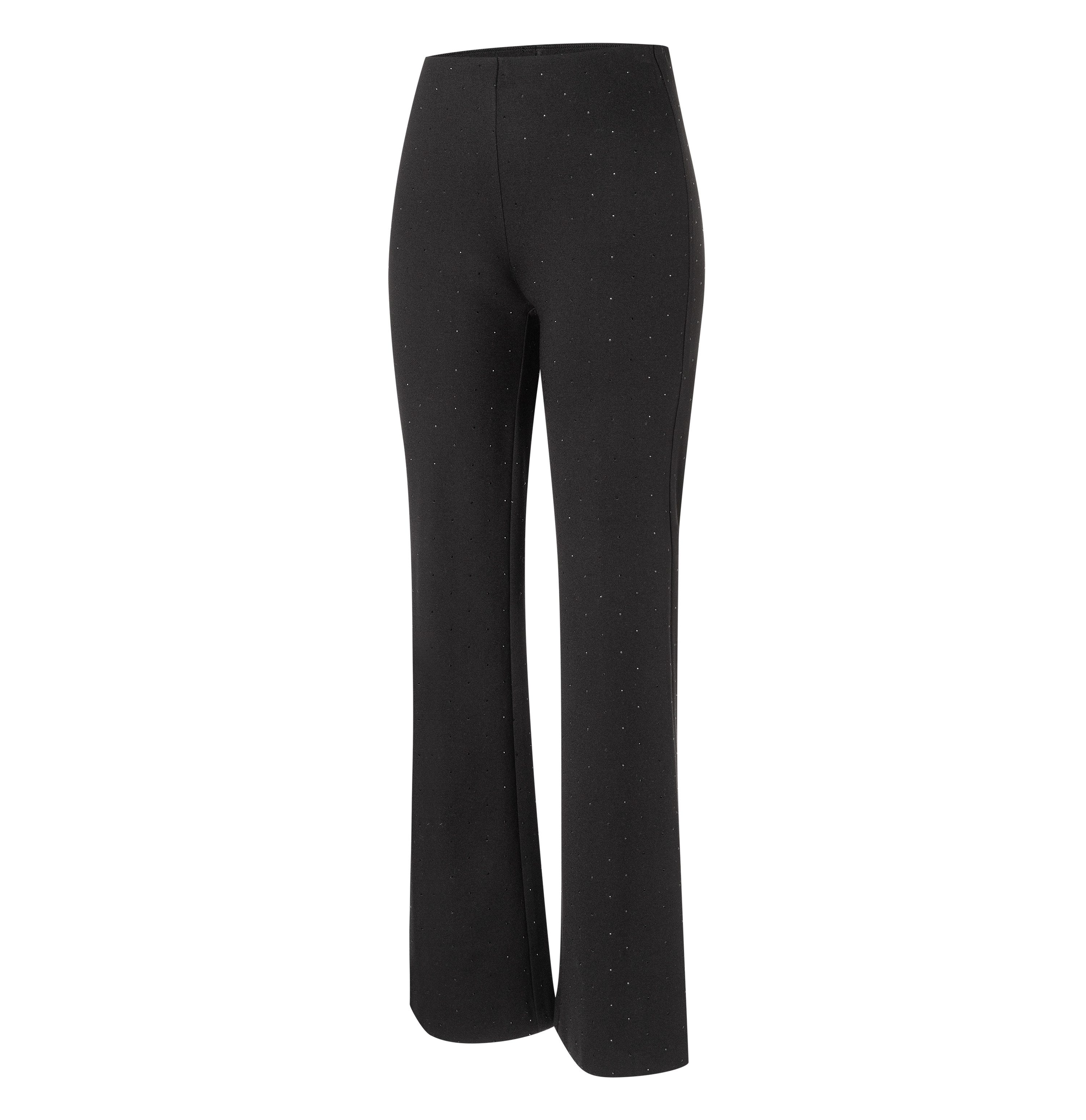 MAC Stoffhose FLARE Sommerhose mit Glitzersteinen