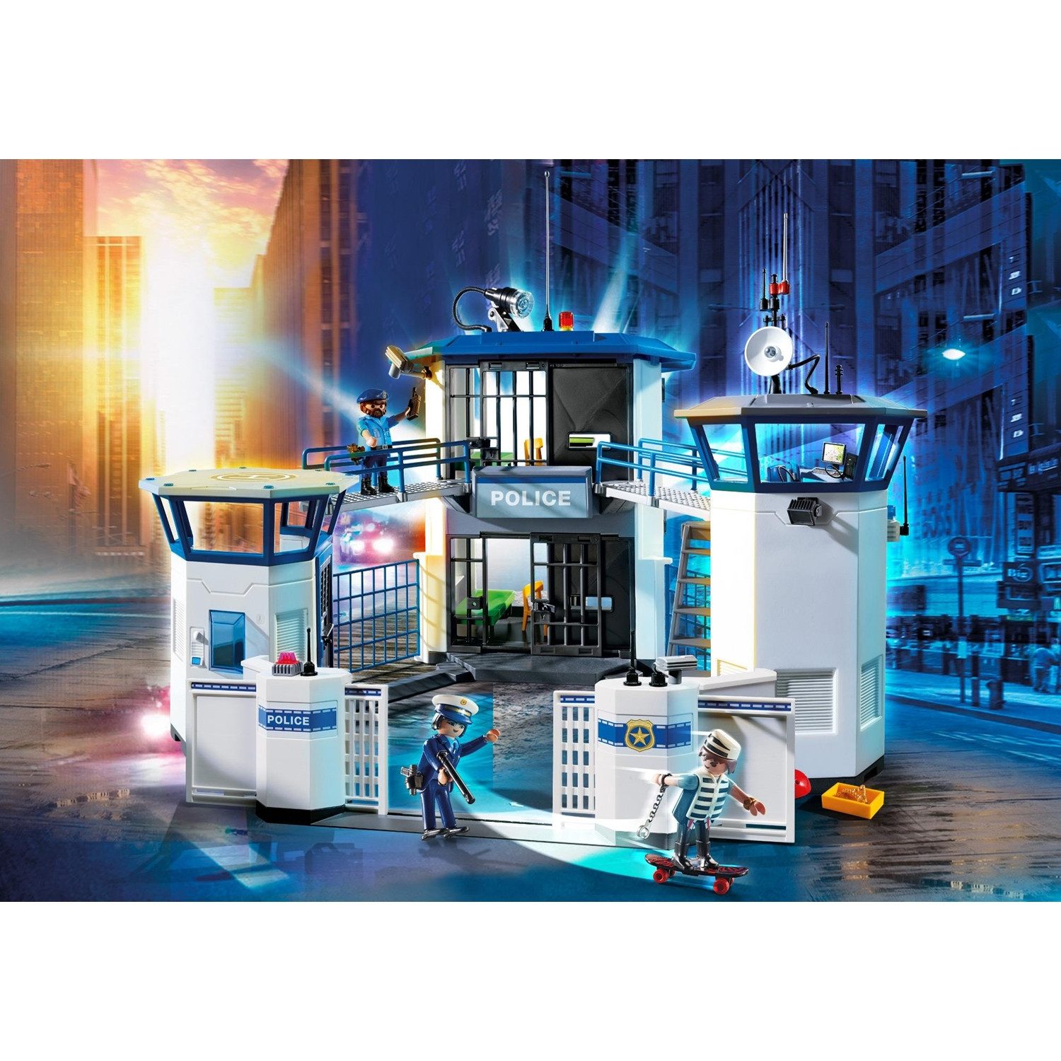 Playmobil® 6919 Polizei-Kommandozentrale mit Gefängnis Konstruktions-Spiels günstig online kaufen