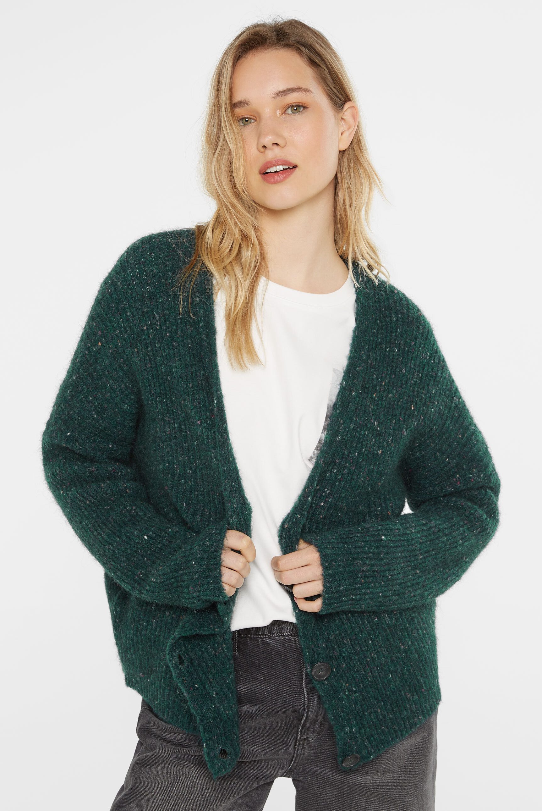 SENSES.THE LABEL Cardigan im Rippstrickmuster