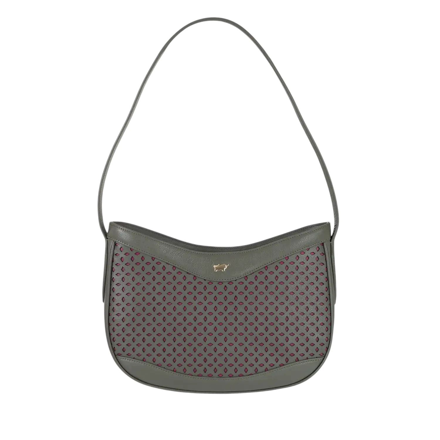 Braun Büffel Handtasche STELLA Hobo Bag olive/ pink