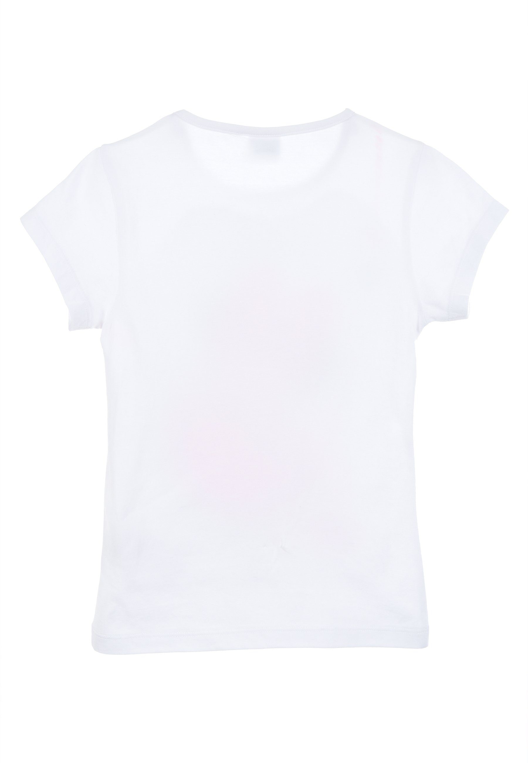 T-Shirt Sommer Kinder Mädchen Mouse Oberteil Disney Weiß Kurzarm-Shirt Minnie