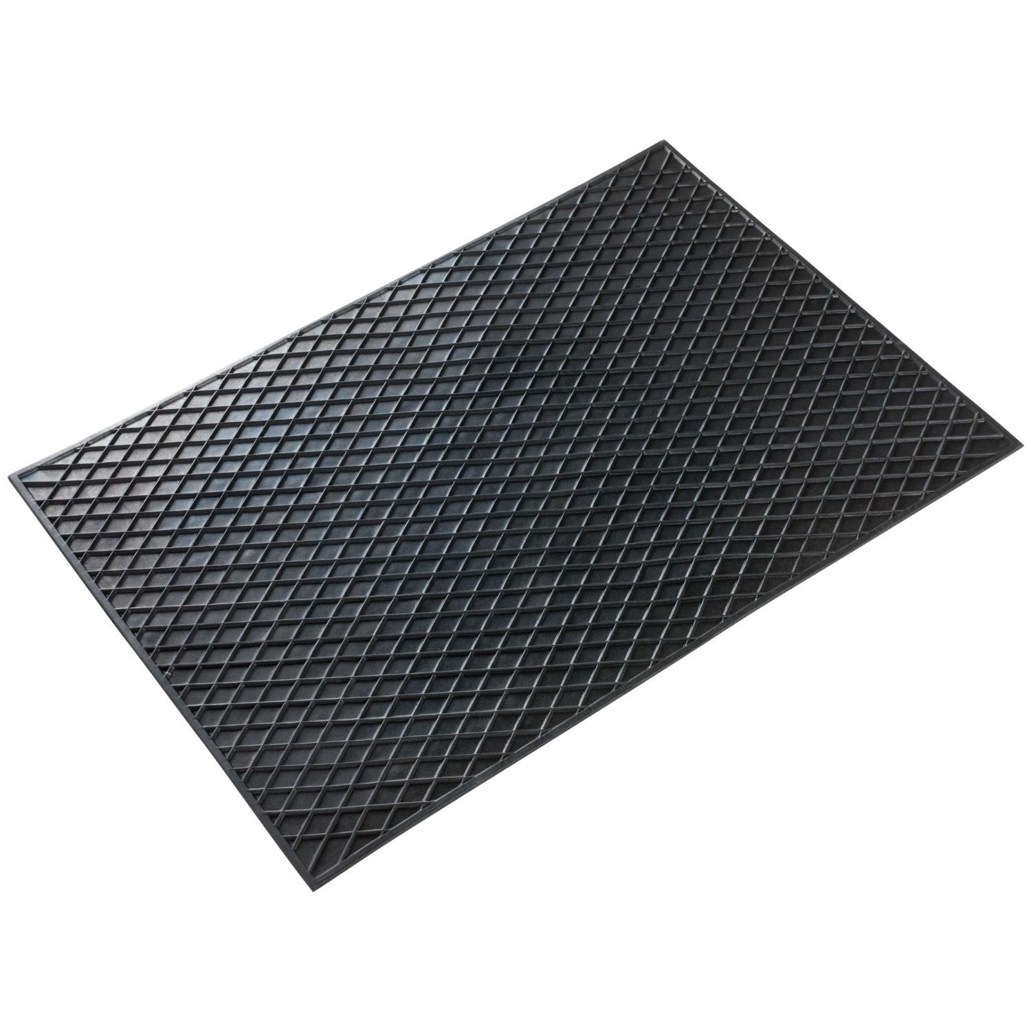WALSER Universal-Fußmatten Gummimatte Automatte Gummi Universal 50x70cm (1 St), für Universal Universell, Gummi-Matte Fußmatte Kofferraum Schutzmatte Auto PKW Garage Haushalt