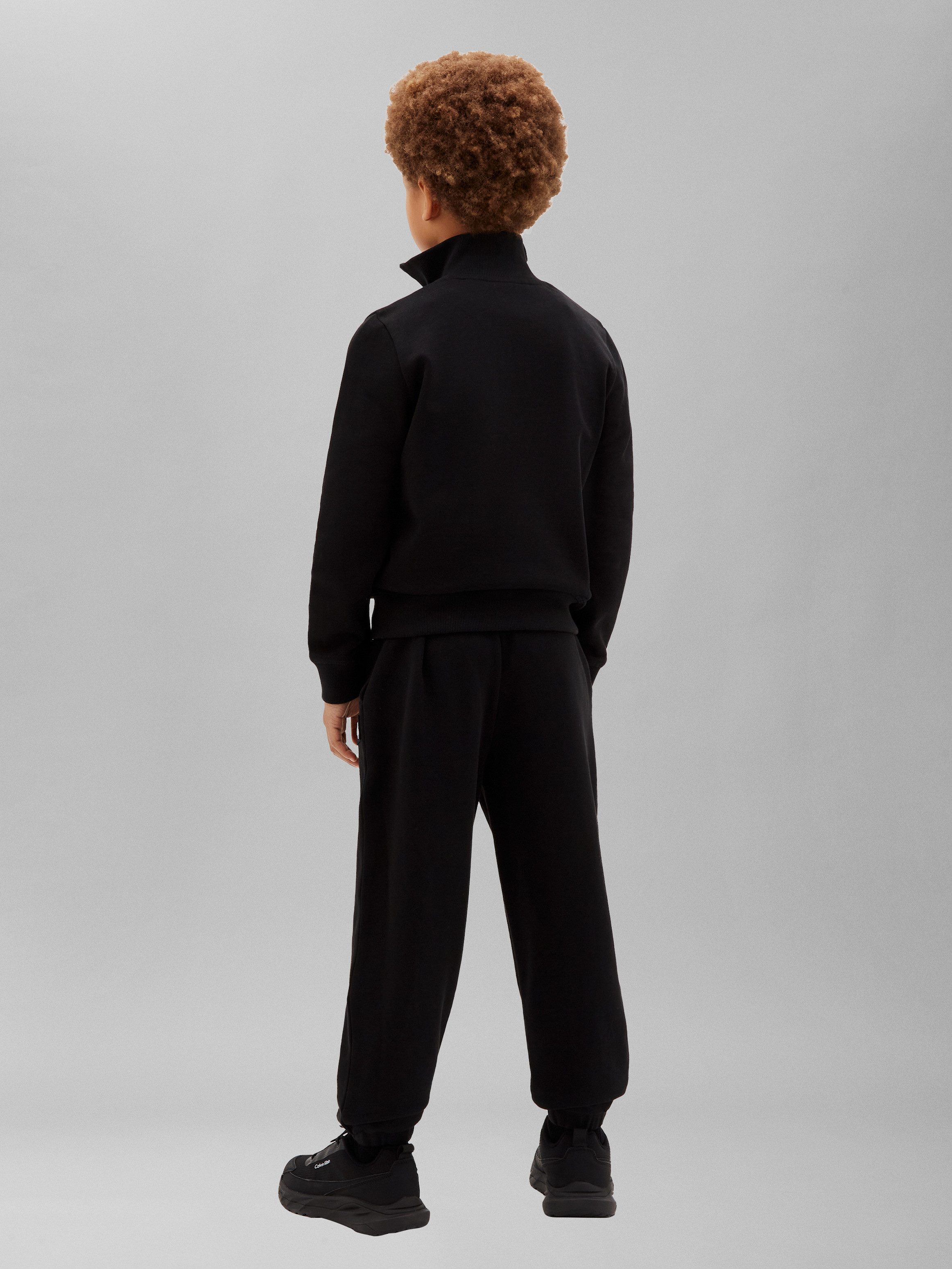 Calvin Klein Jeans Sweathose Kordelzug am Bund, reine Baumwolle, Logodruck – Bild 4 von 5