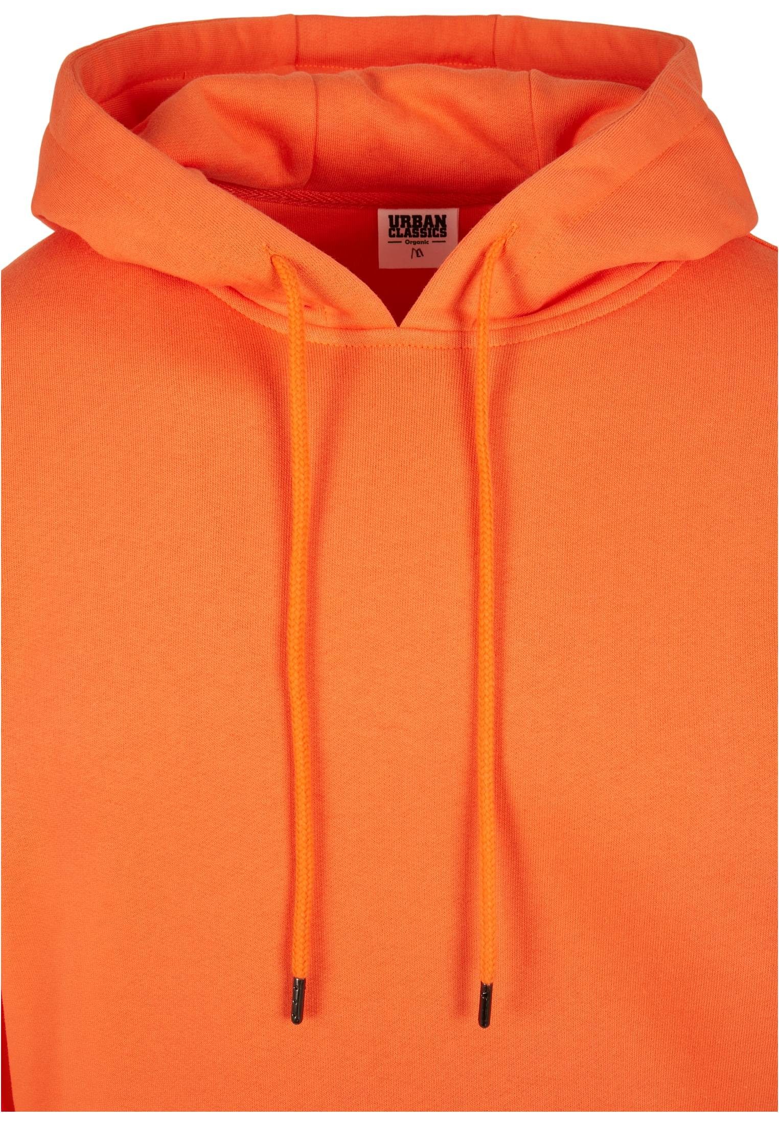 URBAN CLASSICS orange Basic (1-tlg) Hoody Herren Sweater Organic