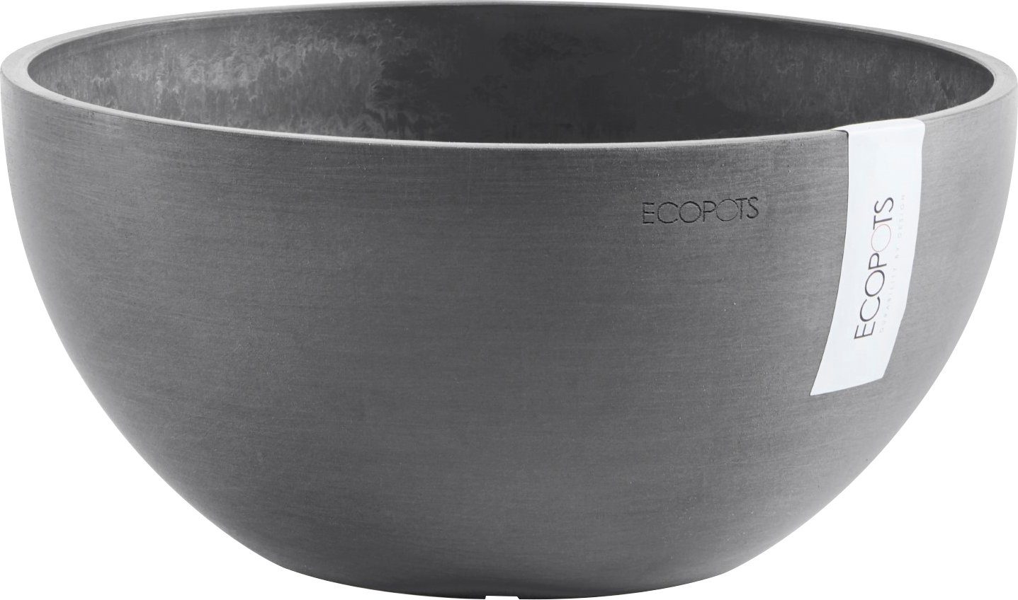 ECOPOTS Blumentopf BRUSSELS Grey, BxTxH: 30x30x14 günstig online kaufen