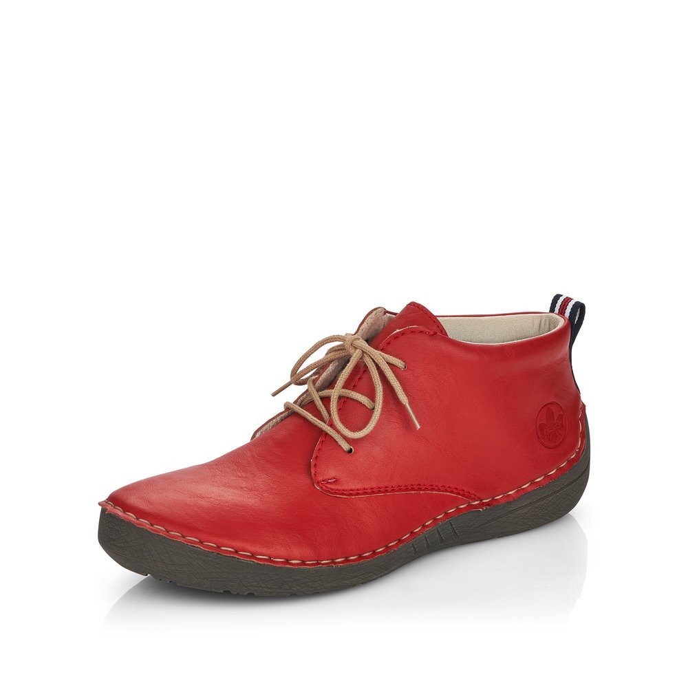 Rieker Rieker - Schnürstiefel: Guana - Rot Stiefel günstig online kaufen