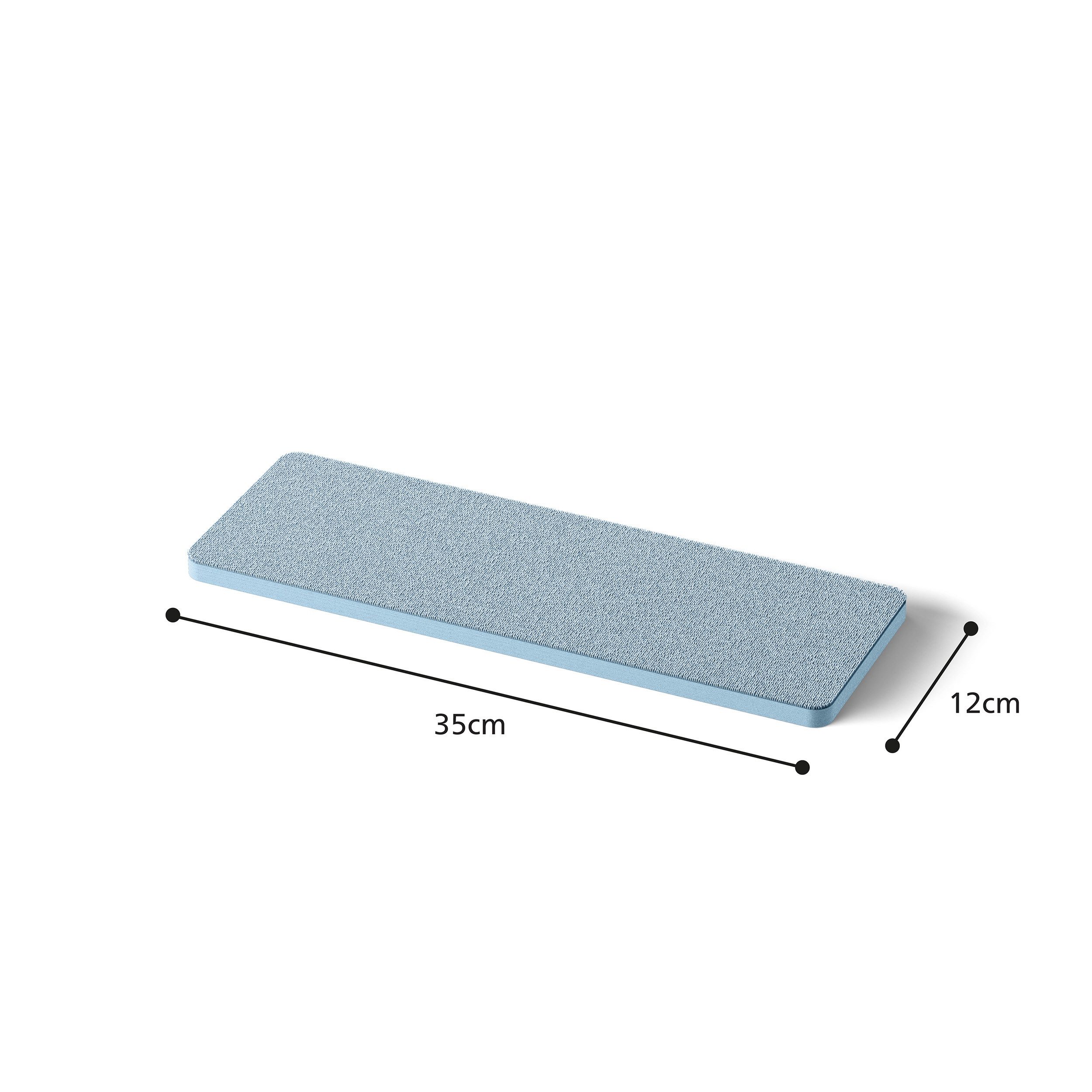 Philips OneUp Ersatzpad XV1884/10 Mikrofaserpad (Mikrofaser, 12x35 cm, 1-tlg., Speziell für Echtholz, Parkett und Linoleum entwickelt)