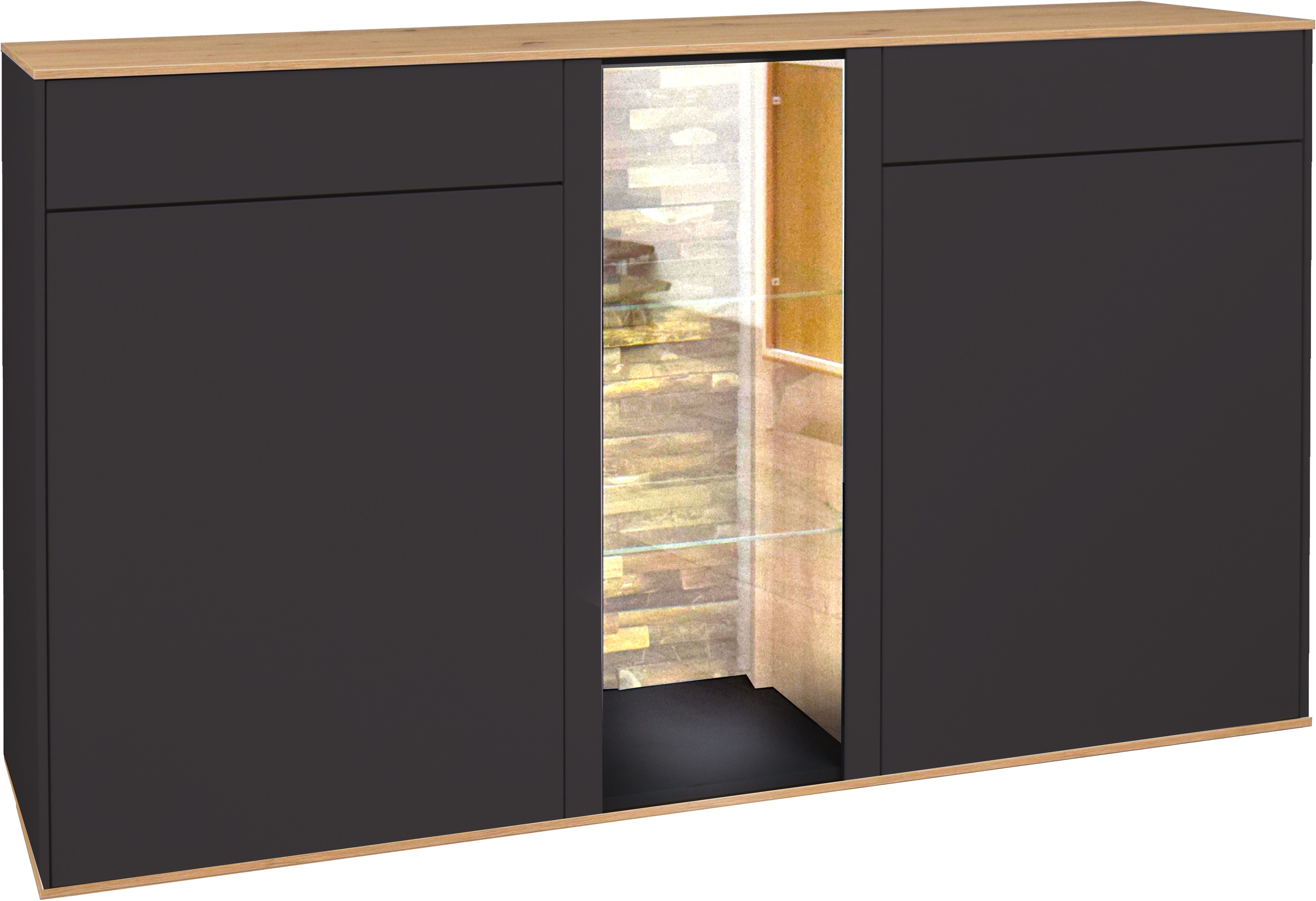 Mäusbacher Kommode, Faro Sideboard B 159 cm, inkl. Beleuchtung, Push to open Funktion