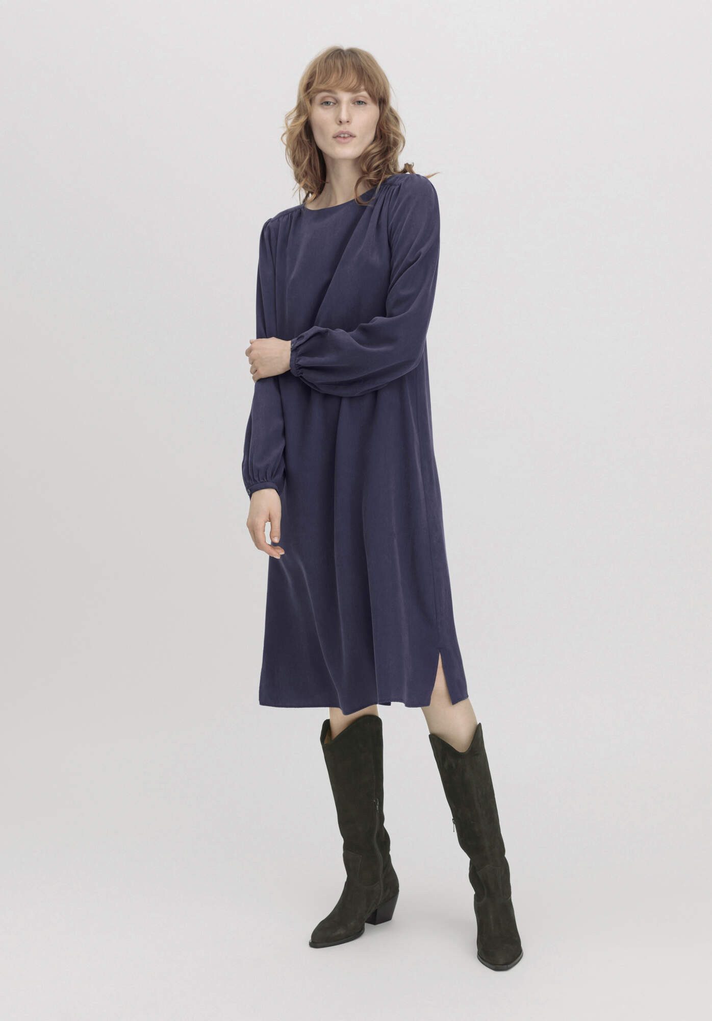 Hessnatur A-Linien-Kleid aus TENCEL™ Lyocell (1-tlg) günstig online kaufen