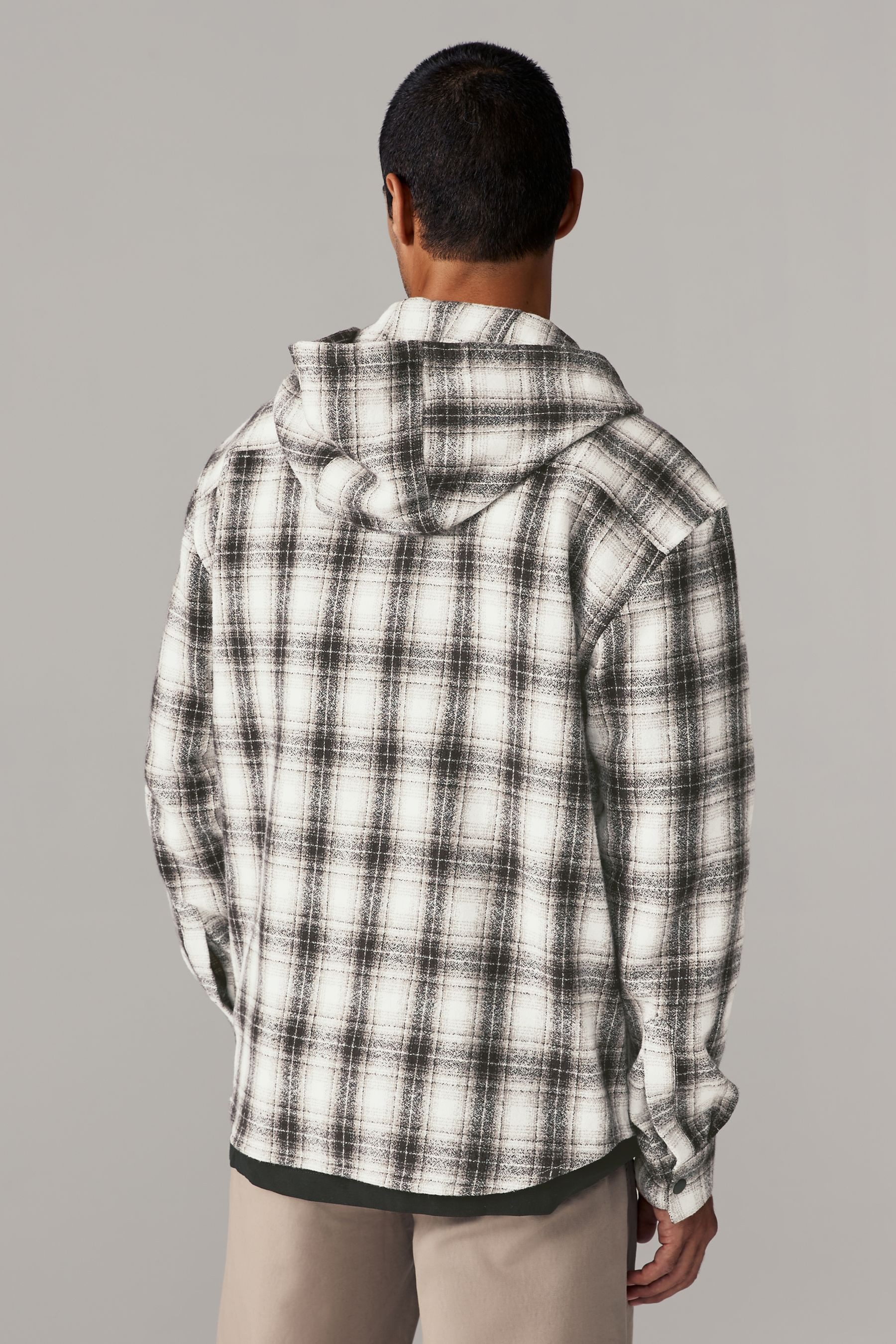 Next Hemdjacke Karierte Hemdjacke mit Kapuze günstig online kaufen