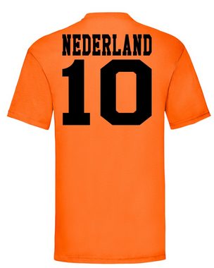 Blondie & Brownie T-Shirt Herren Niederlande Holland Sport Trikot Fußball Meister WM EM