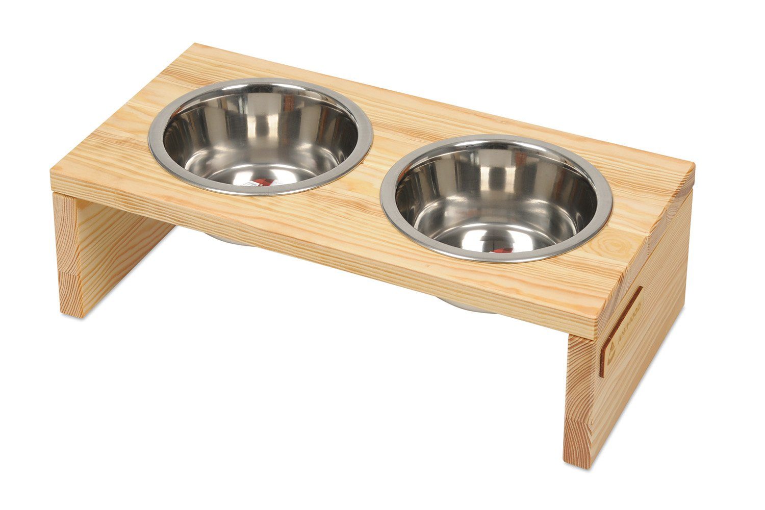 Futterstation Futterstation Hundenapfständer Gloria naturbelassen M 42x22x12 cm