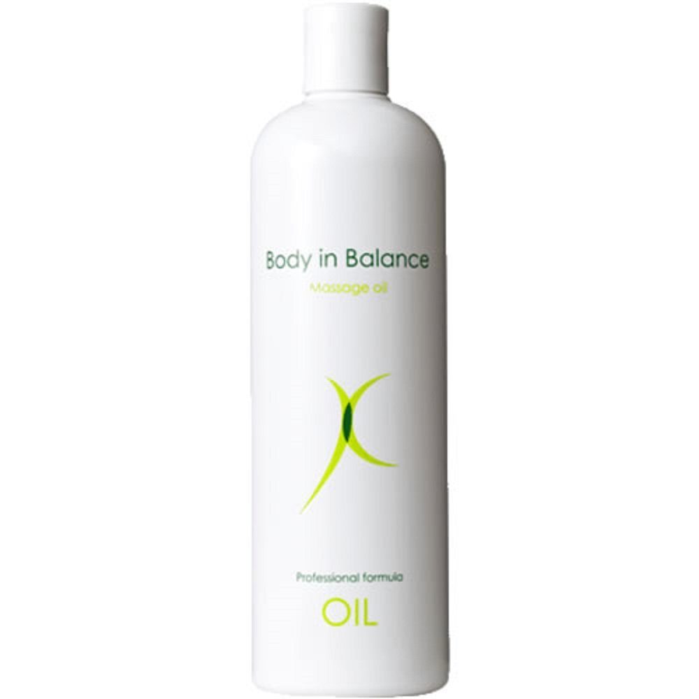 Body in Balance Gleit- & Massageöl Body in Balance, neutrales Massageöl, Flasche mit 500ml geruchsloses Massage Öl, 1-tlg., ohne Parfüm und Zusatzstoffe, für professionelle Massage geeignet