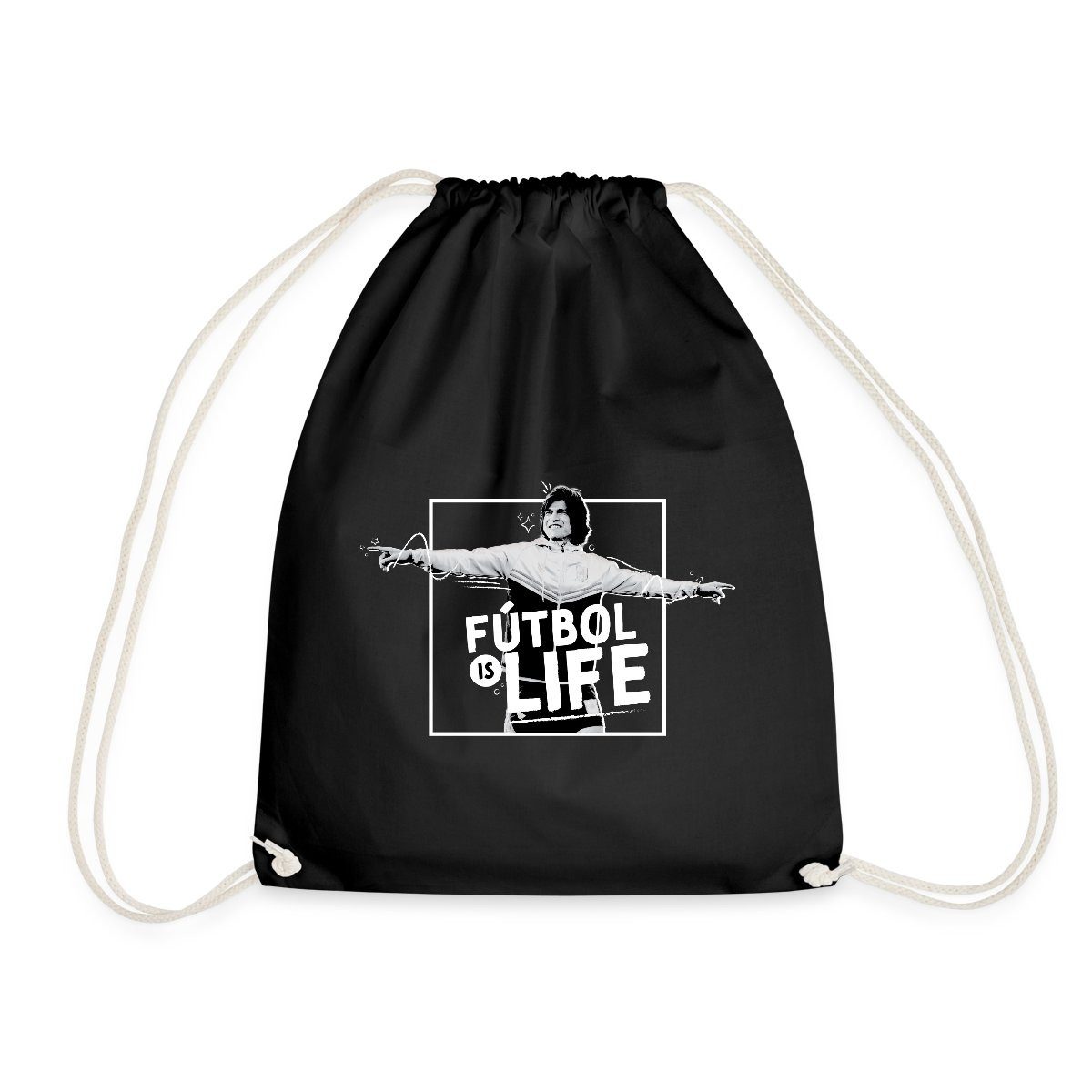 Spreadshirt Turnbeutel Ted Lasso Dani Rojas Fútbol Is Life Turnbeutel (1-tlg)
