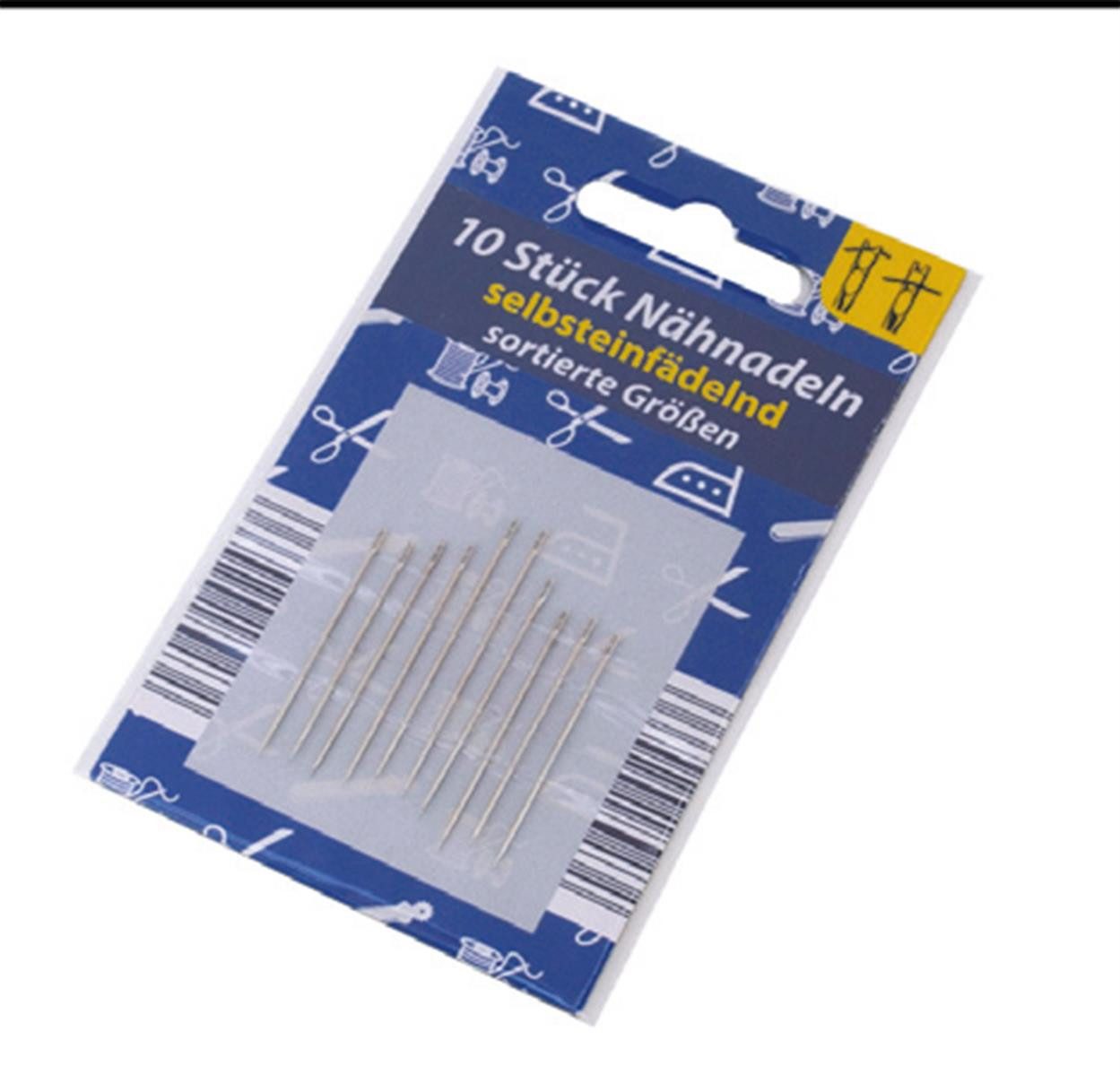 Nähnadeln Selbsteinfädelnde Nähnadeln 10er Set silber, Stück 10 St., Nähnadeln, Nähnadeln Selbsteinfädelnde Nähnadeln Nähnadeln Set Nähnadeln kaufe