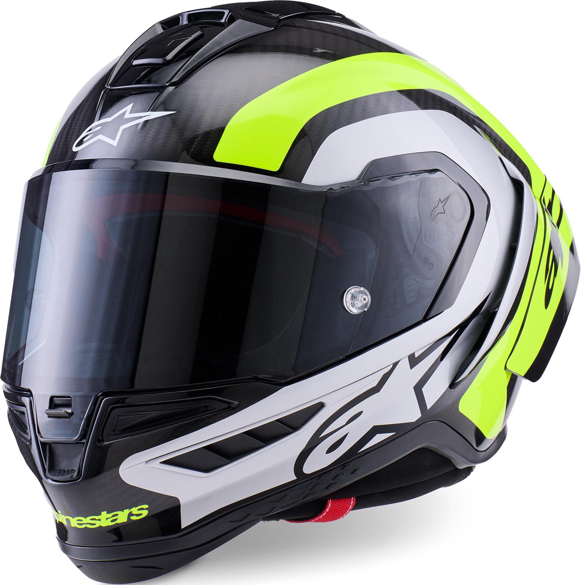 Alpinestars Motorradhelm Supertech R10 Arius Helm, antifog beschichtet,Notfallsystem-Polsterung (EQRS),geeignet für