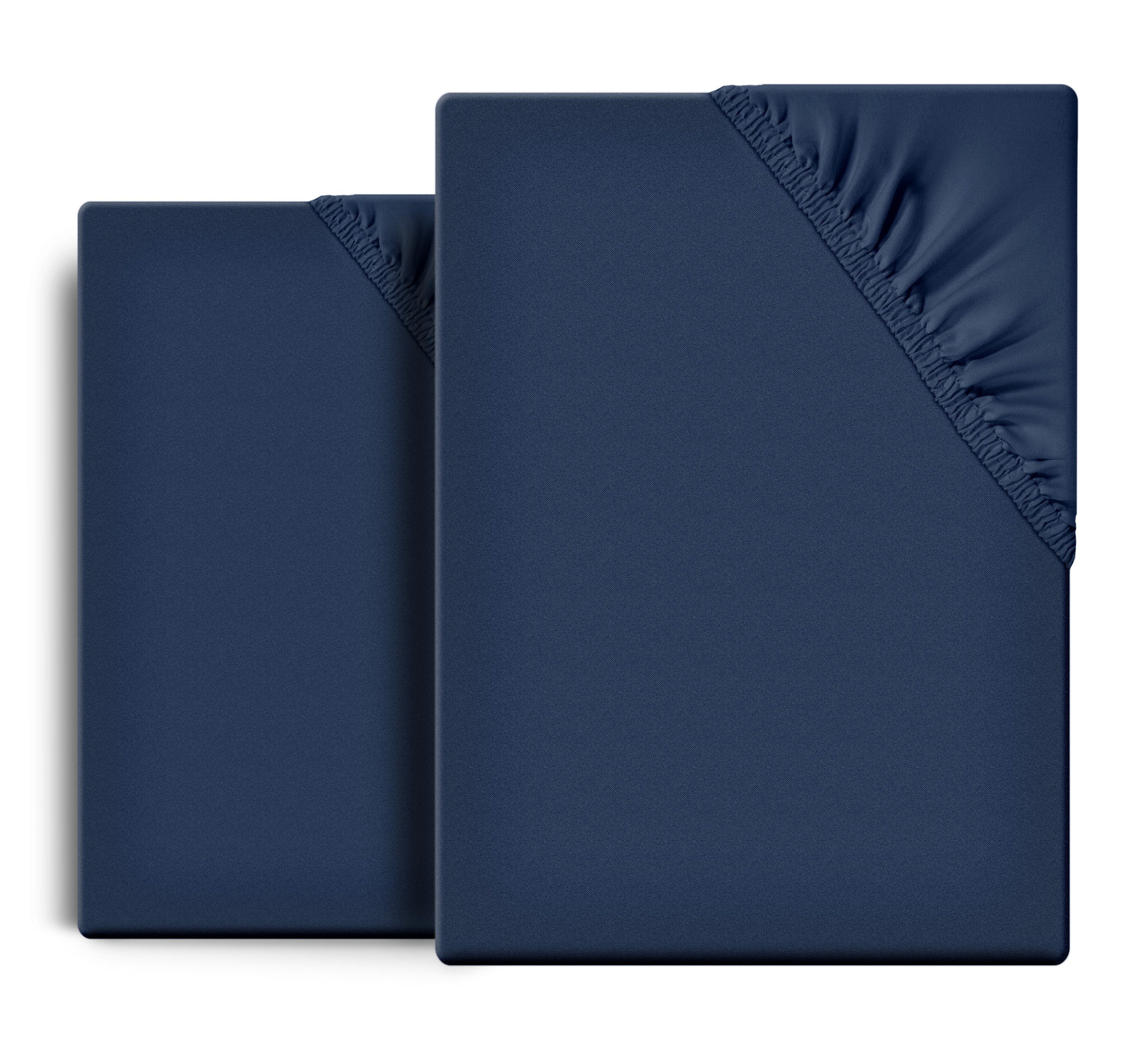 Beautex Spannbettlaken 2er Set Spannbetttuch Bettlaken günstig online kaufen