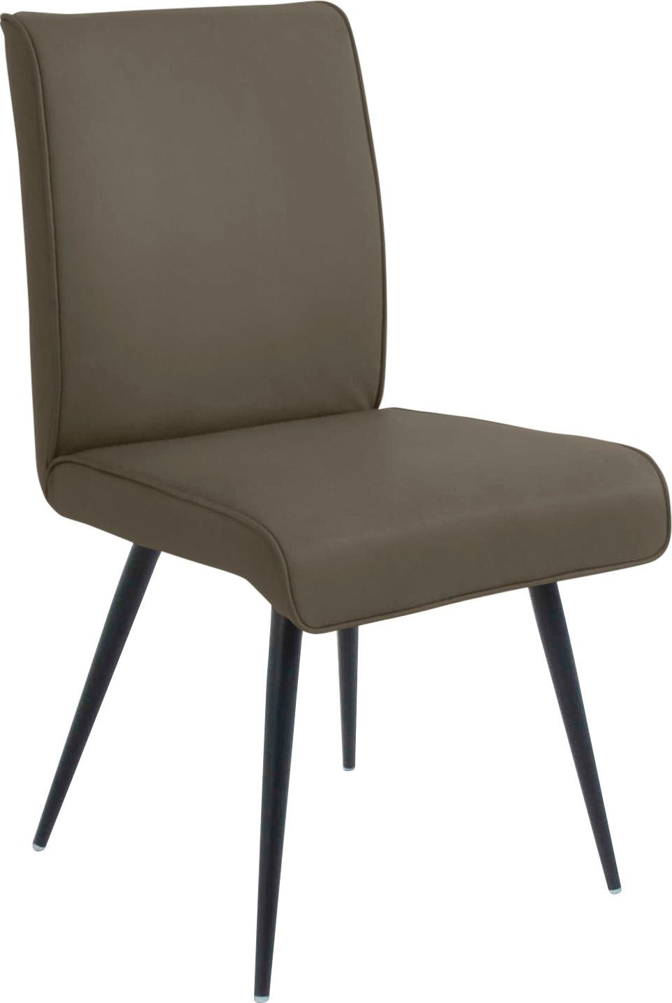 Wohnen Sitz, K+W 4-Fußstuhl Keder I 4- Metallfüße & Rücken (1 am Giacomo mit 4mm St), umlaufenden Fußstuhl Komfort und
