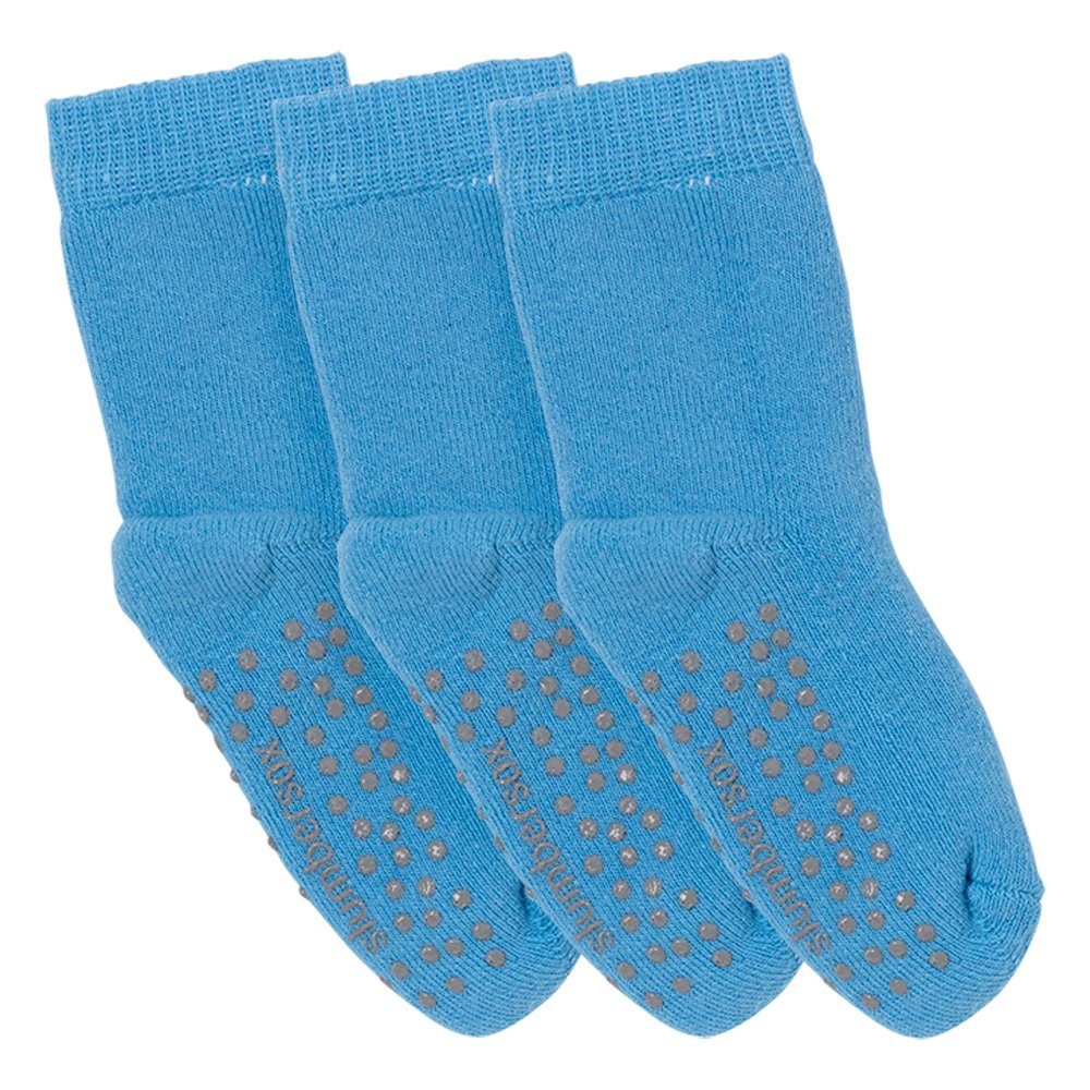 Blau Schlummersack zertifiziert ABS-Socken OEKO-TEX 3er-Pack ABS-Socken