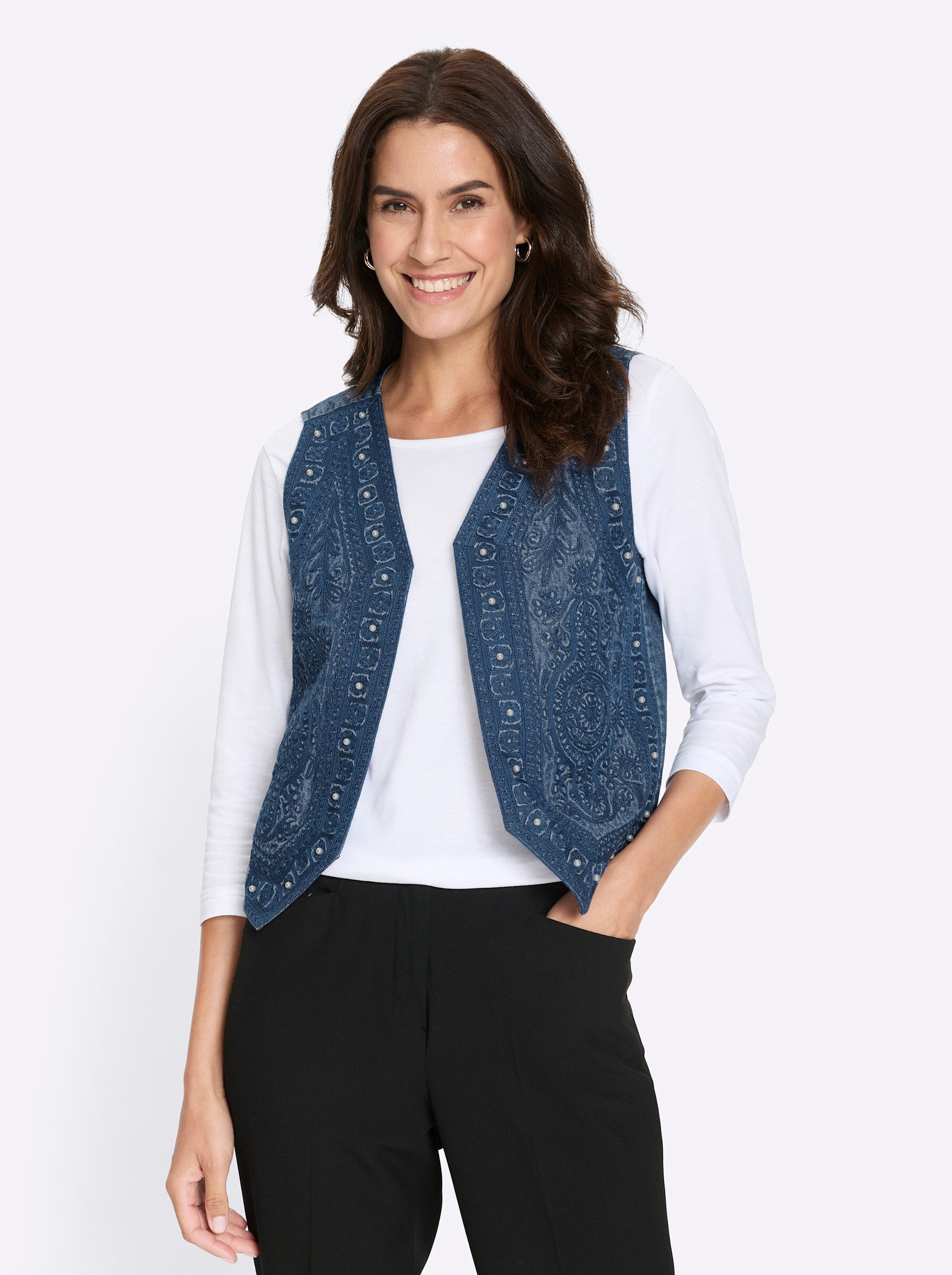 Witt Jerseyweste Jeans-Weste günstig online kaufen