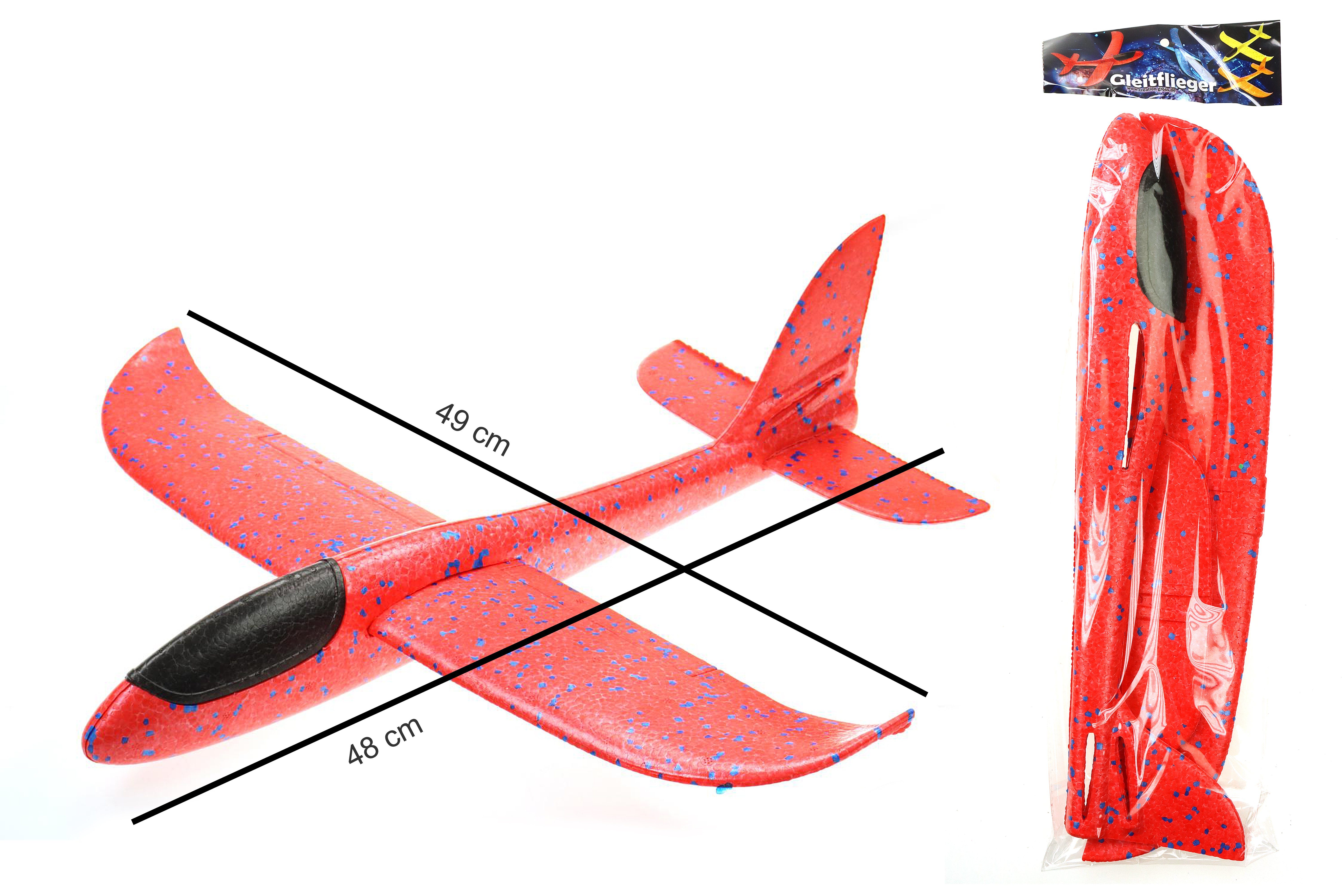 ELLUG Spielzeug-Segelflieger großes XXL Segelflugzeug Segelflieger aus Styr günstig online kaufen