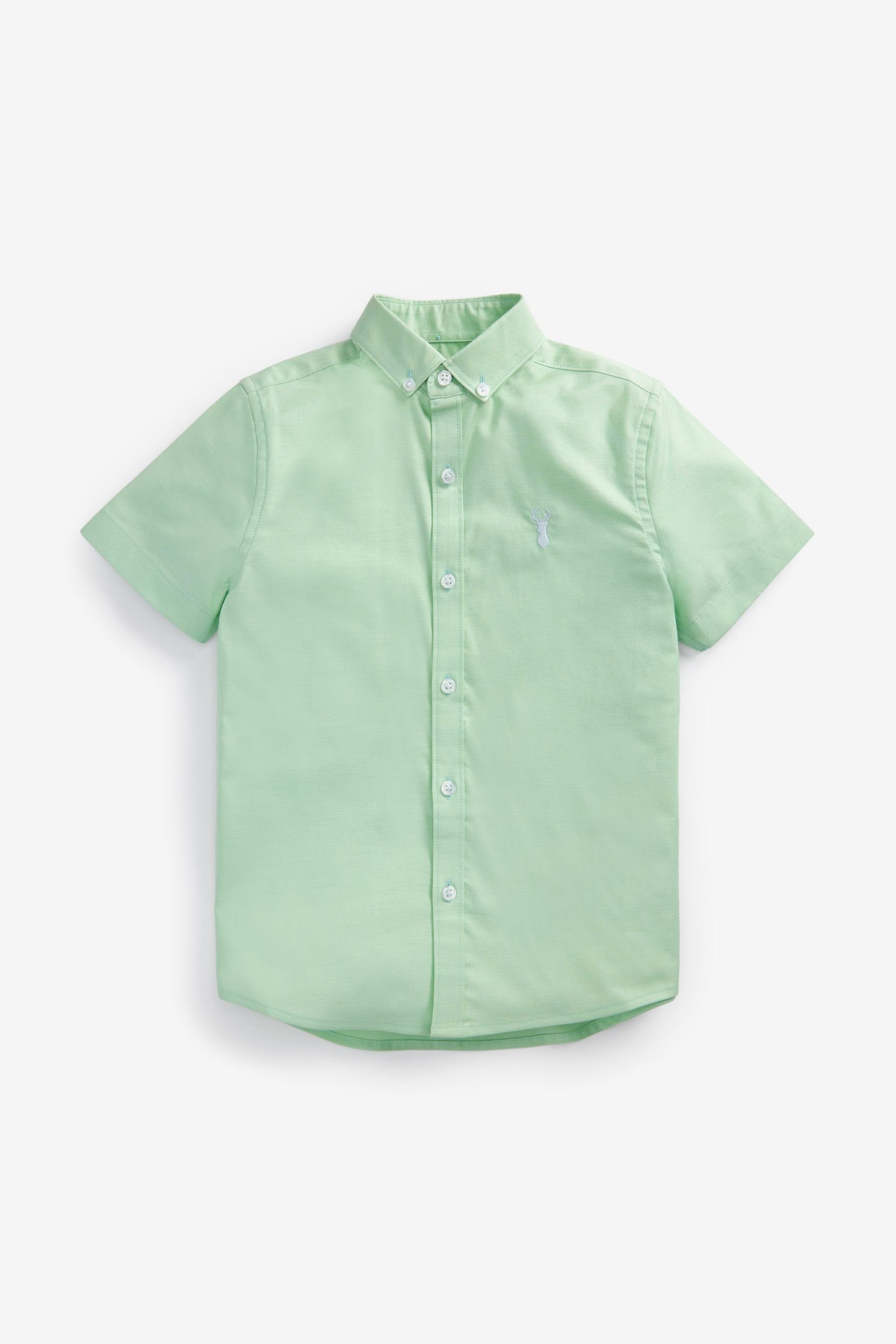 Green (1-tlg) Kurzarmhemd Oxfordhemd Mint Next