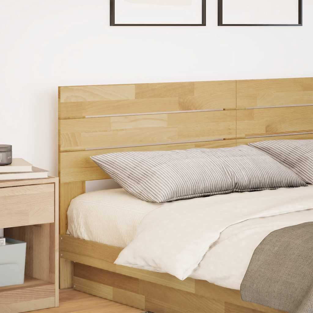 vidaXL Bett Kopfteil 200 cm Massivholz Eiche (1-tlg) günstig online kaufen